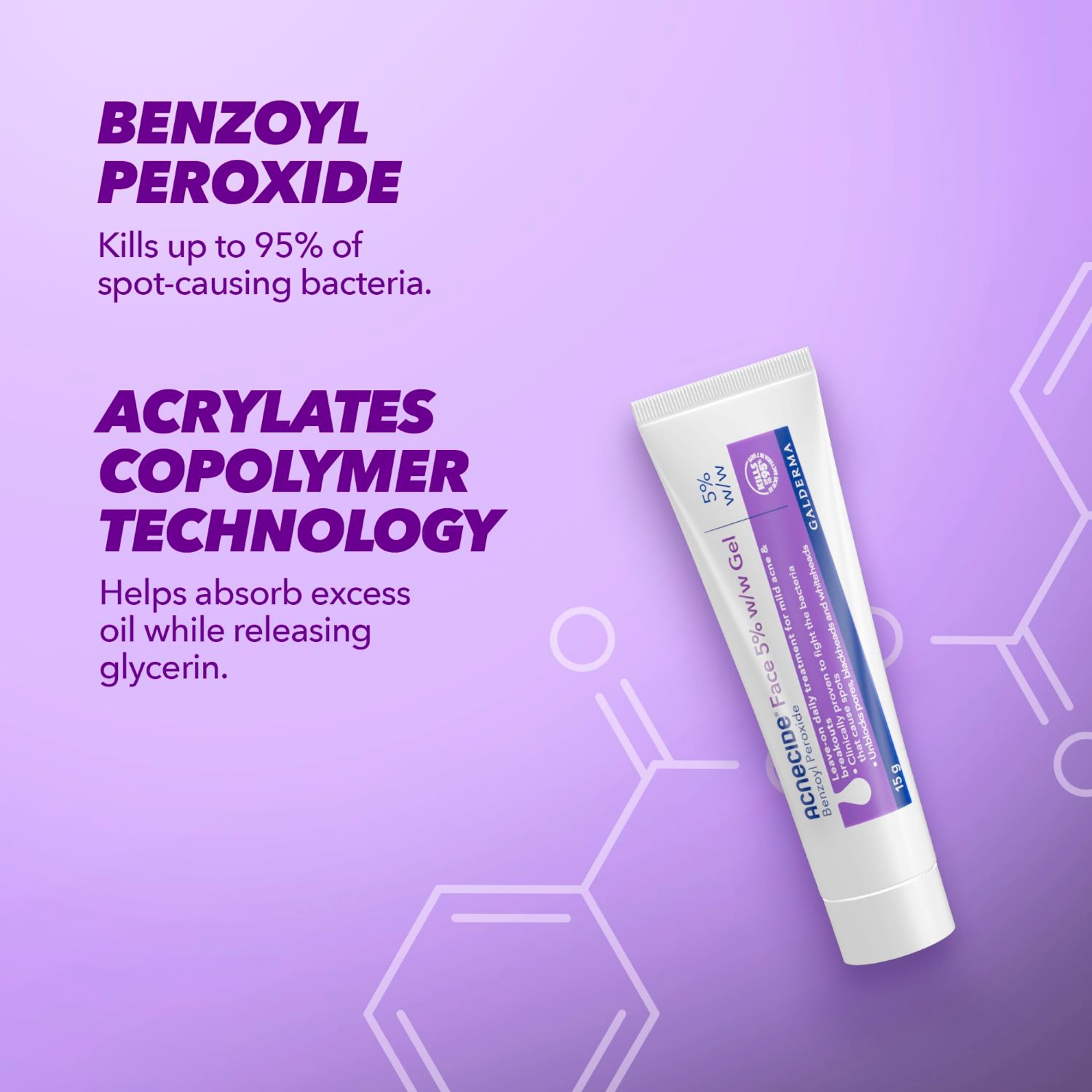 Acnecide Face Gel For Spot Treatment 15G thumbnail 4