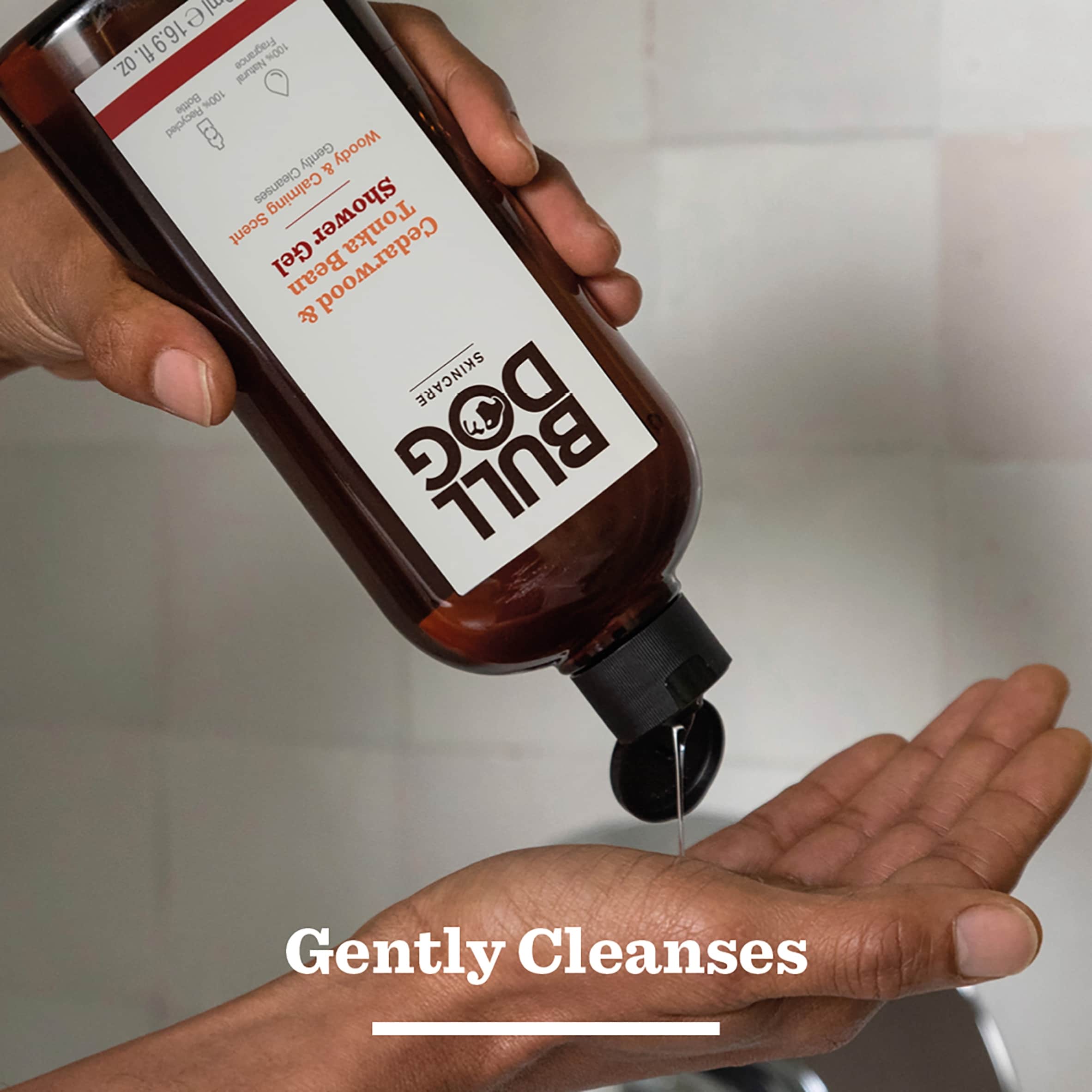 Bulldog Skincare Tonka Bean & Cedarwood Men's Shower Gel 500ml thumbnail 4