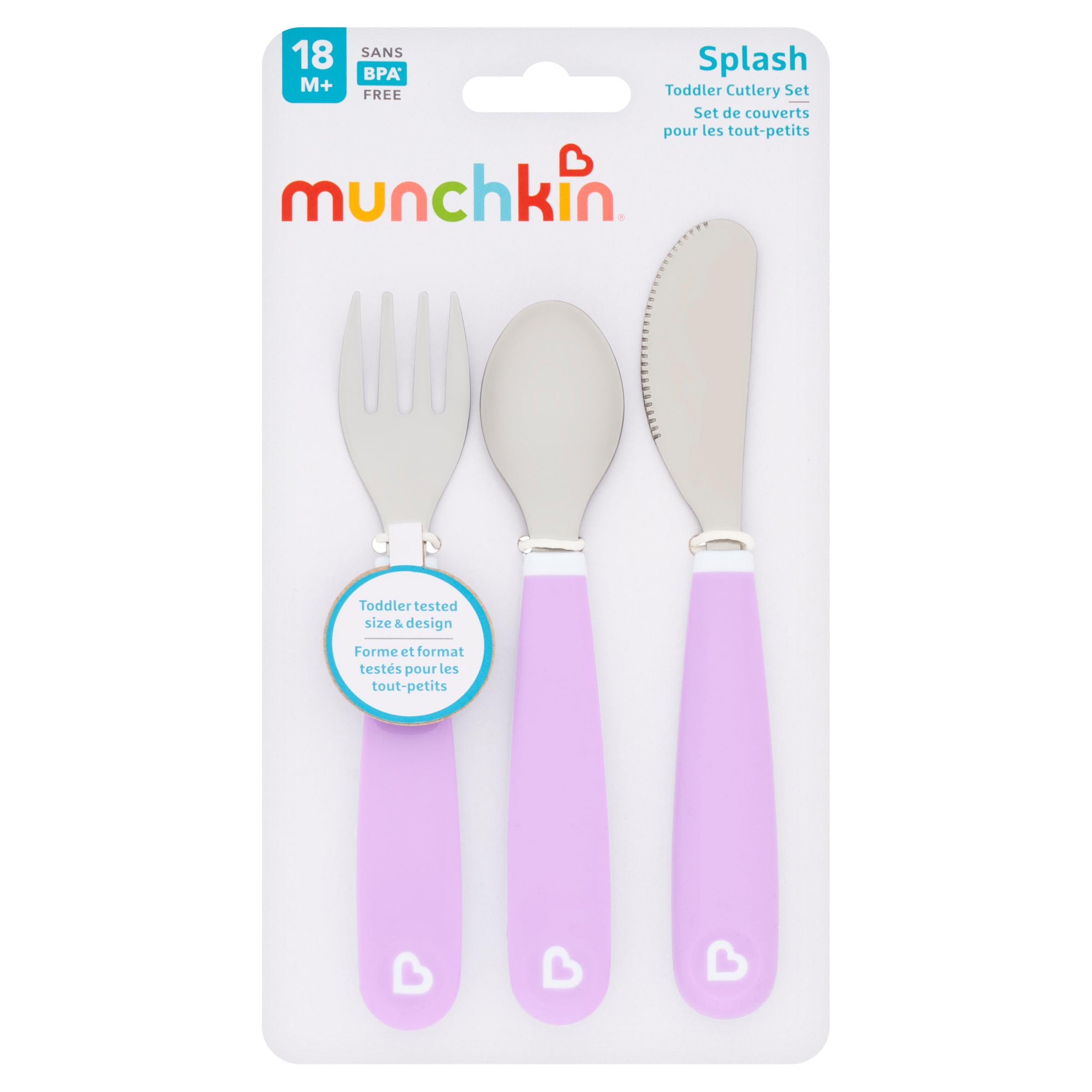 Munchkin Splash Toddler Cutlery Set 18m+