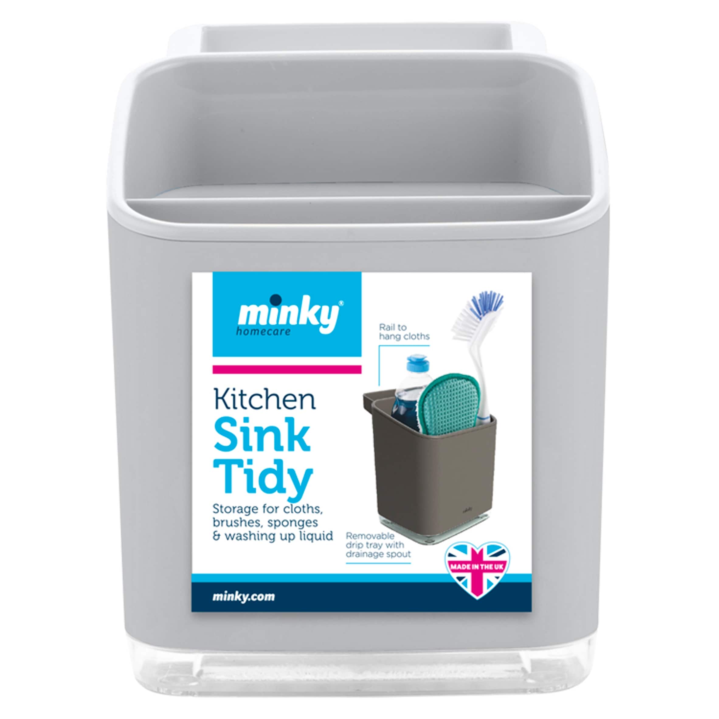 Minky Sink Tidy Grey
