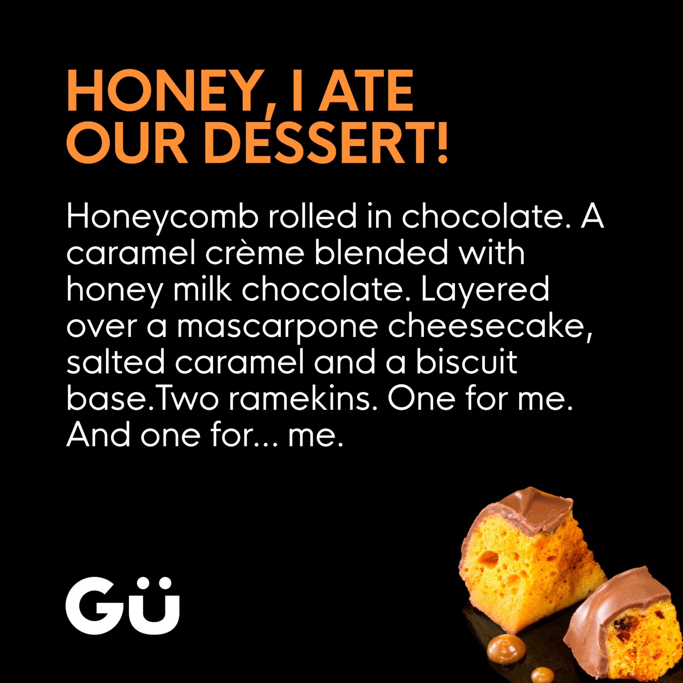 Gü Chocolate & Honeycomb Desserts 2x86.5g thumbnail 3