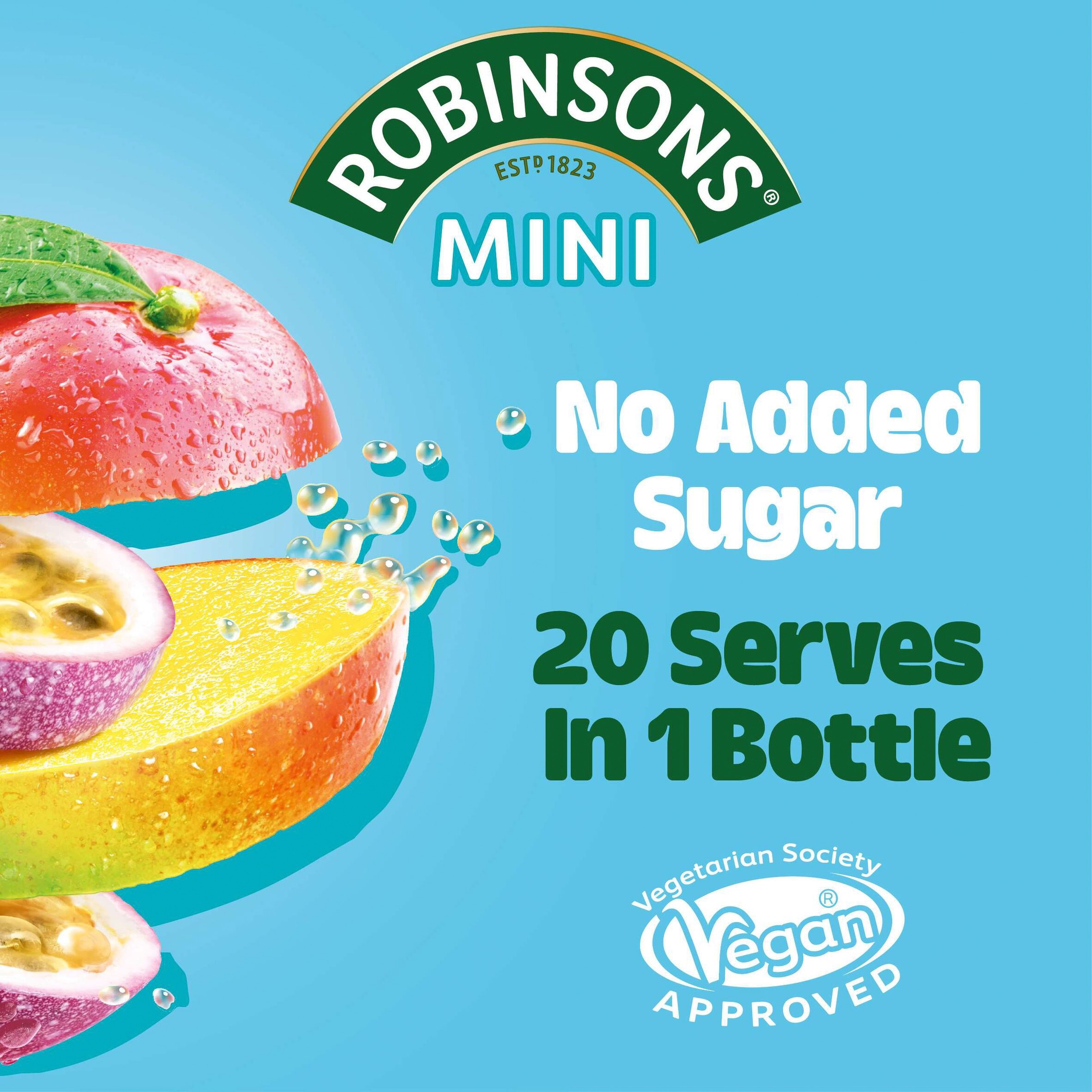 Robinsons Mini Squash - Passion Fruit & Mango 66ml thumbnail 2