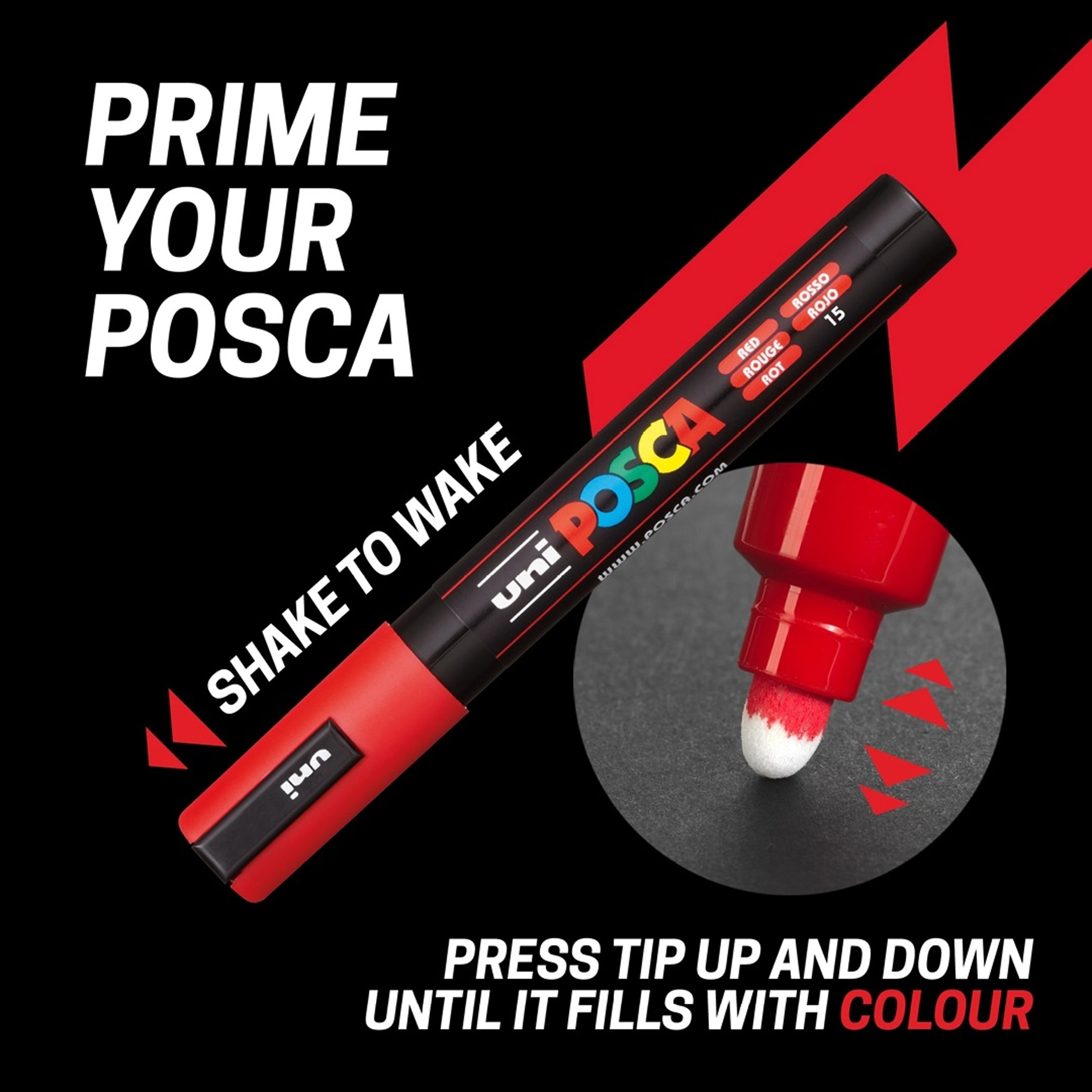 Posca Paint Markers Fine 8 Pack thumbnail 5