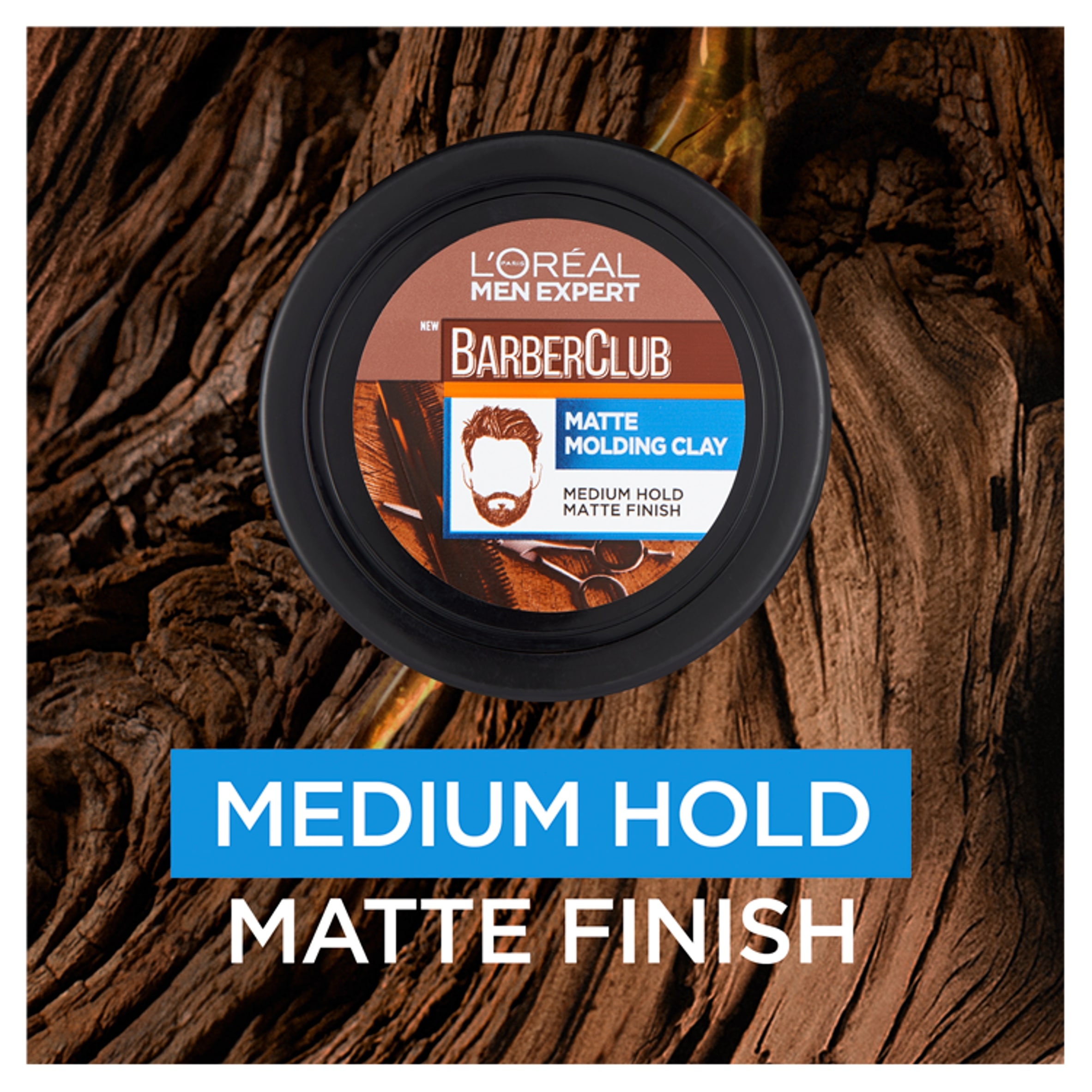 L'Oreal Men Expert Barber Club Matte Moulding Clay 75ml thumbnail 4