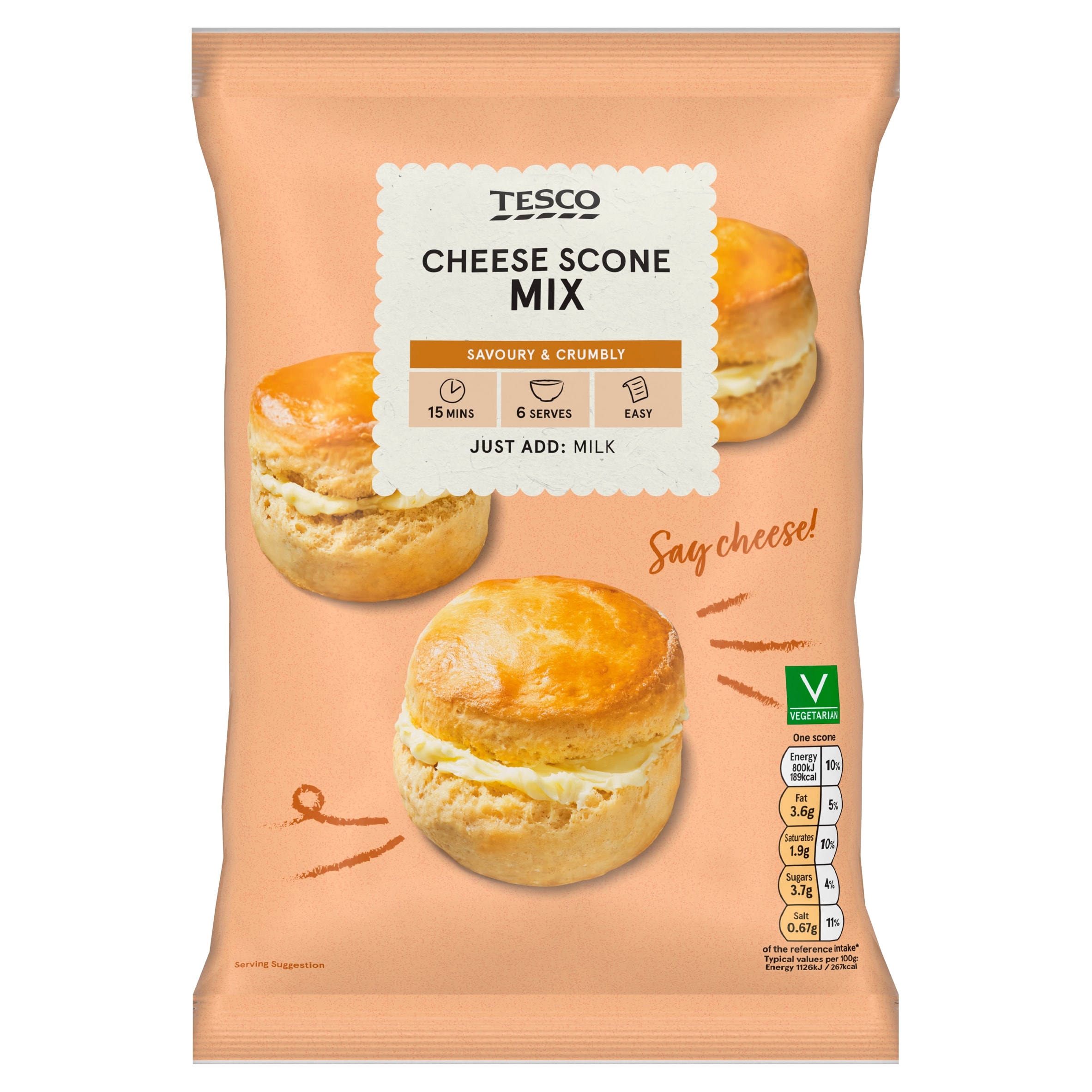 Tesco Cheese Scone Mix 300G