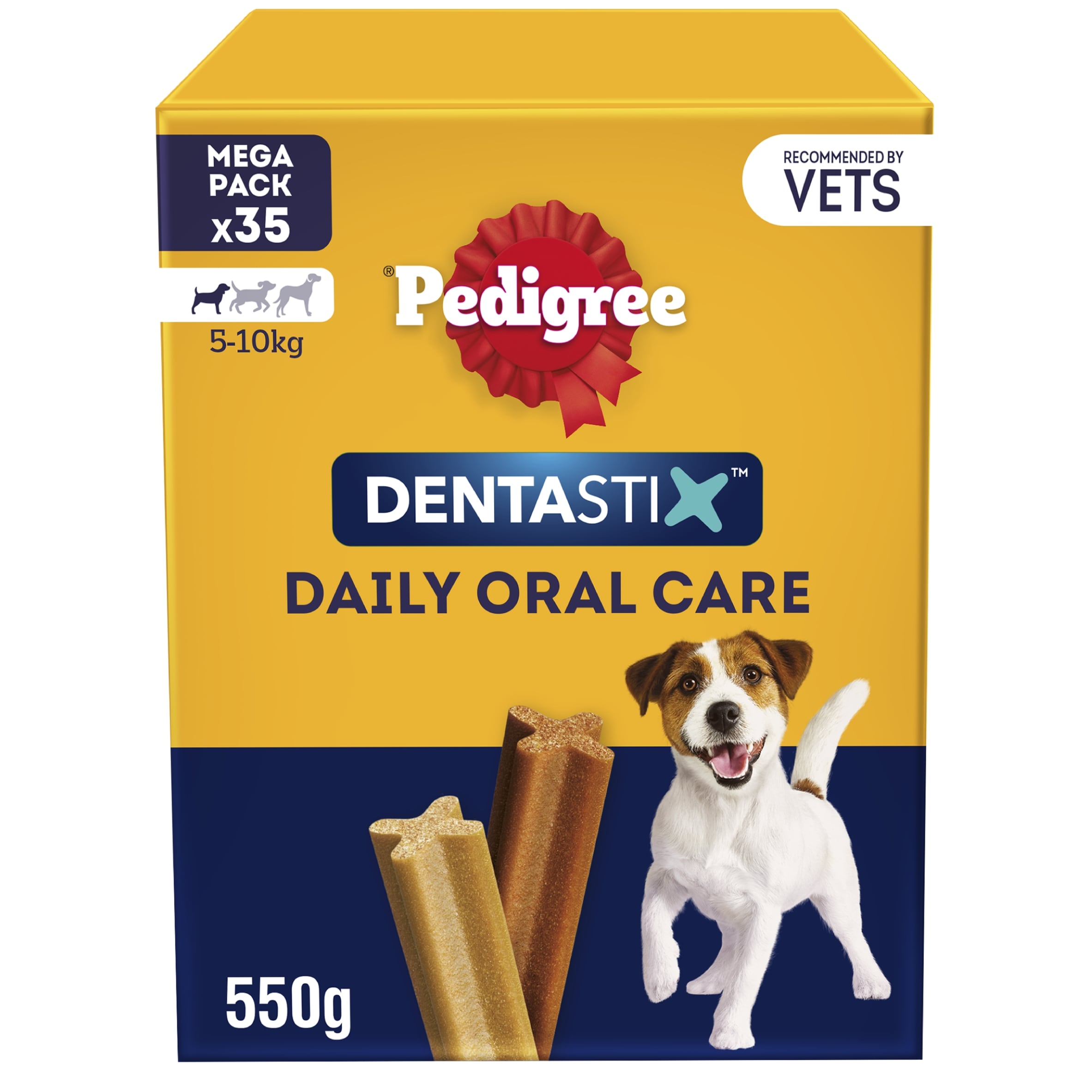 Pedigree Dentastix Daily Small Dog Treats 35 Dental Sticks