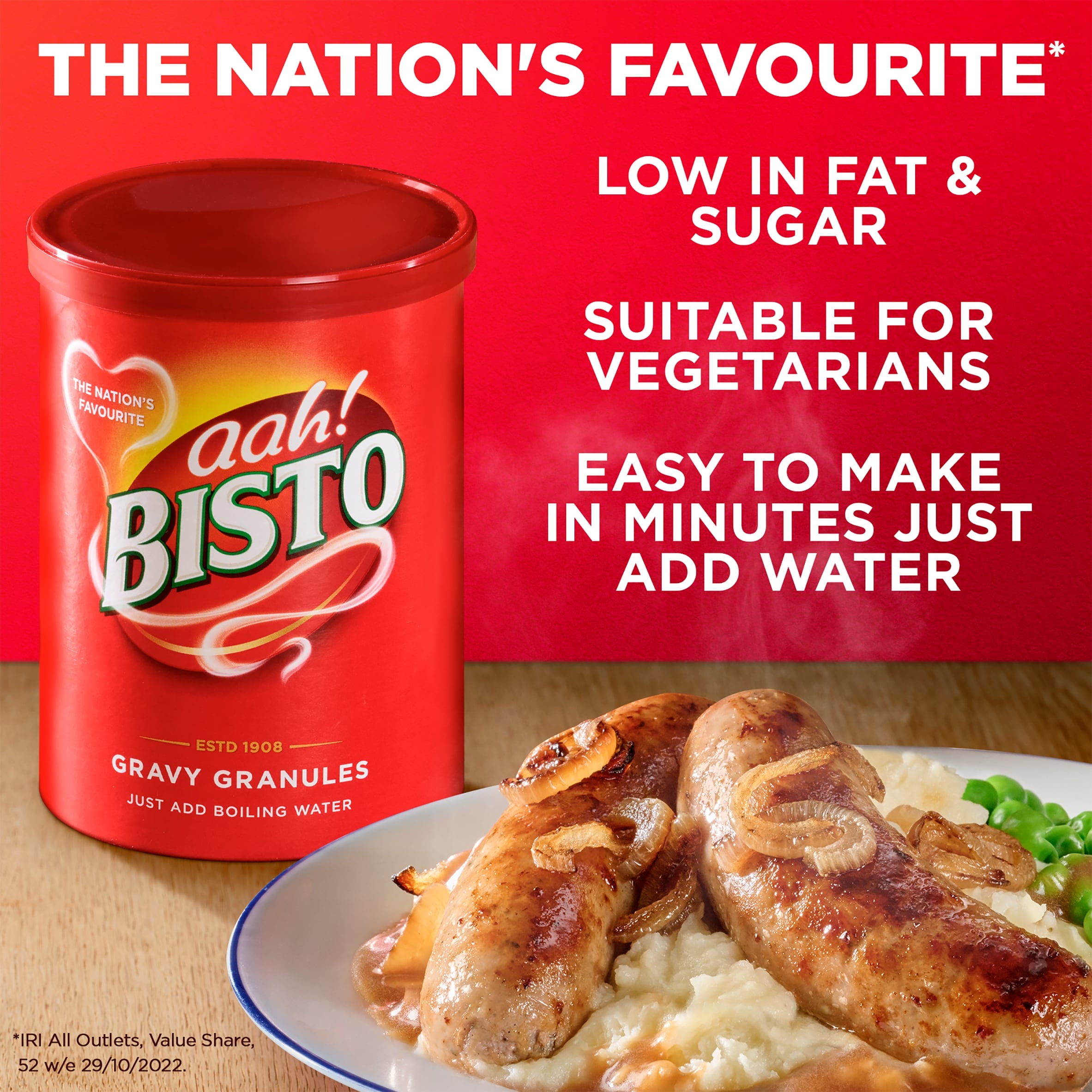 Bisto Favourite Gravy Granules 190G thumbnail 3
