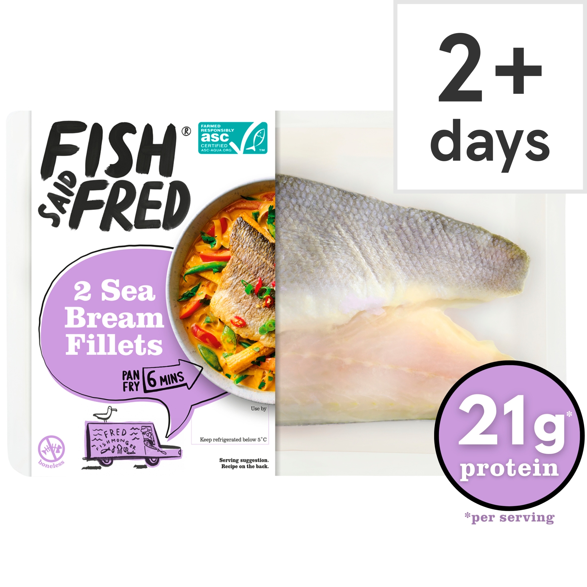 Fish Said Fred ASC Sea Bream Fillets