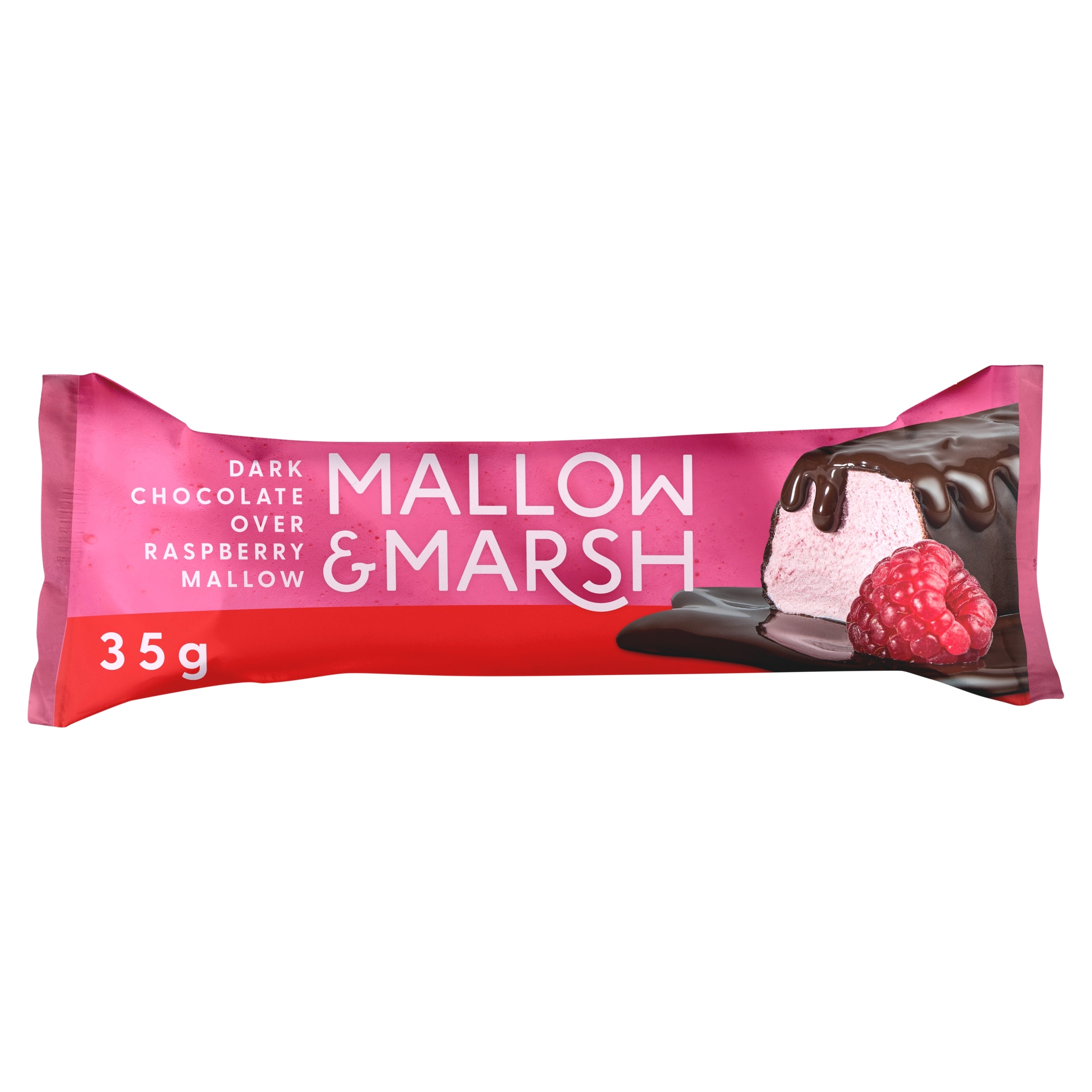 Mallow & Marsh Raspberry & 70% Dark Chocolate Marshmallow Bar