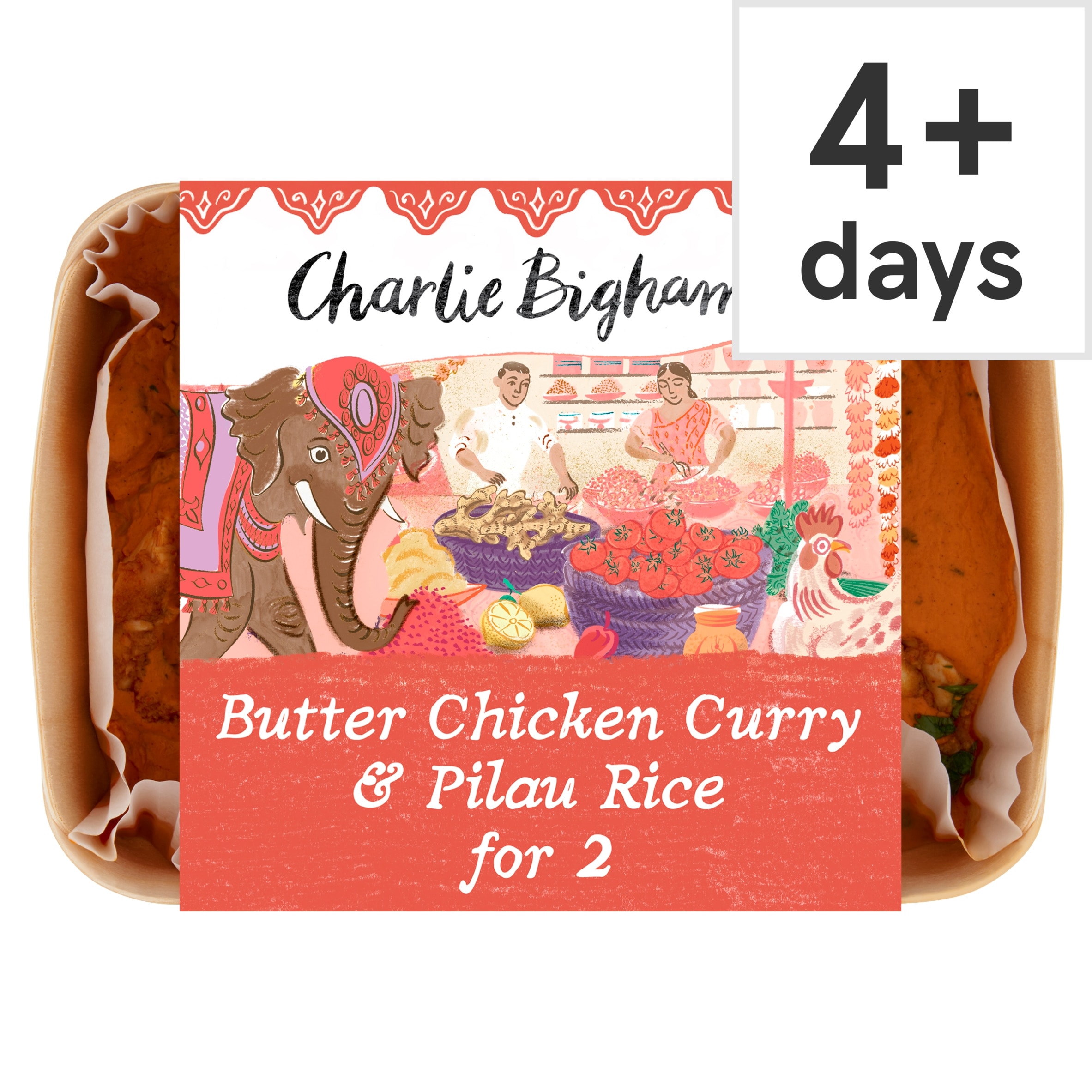Charlie Bigham's Butter Chicken Curry & Pilau Rice for 2