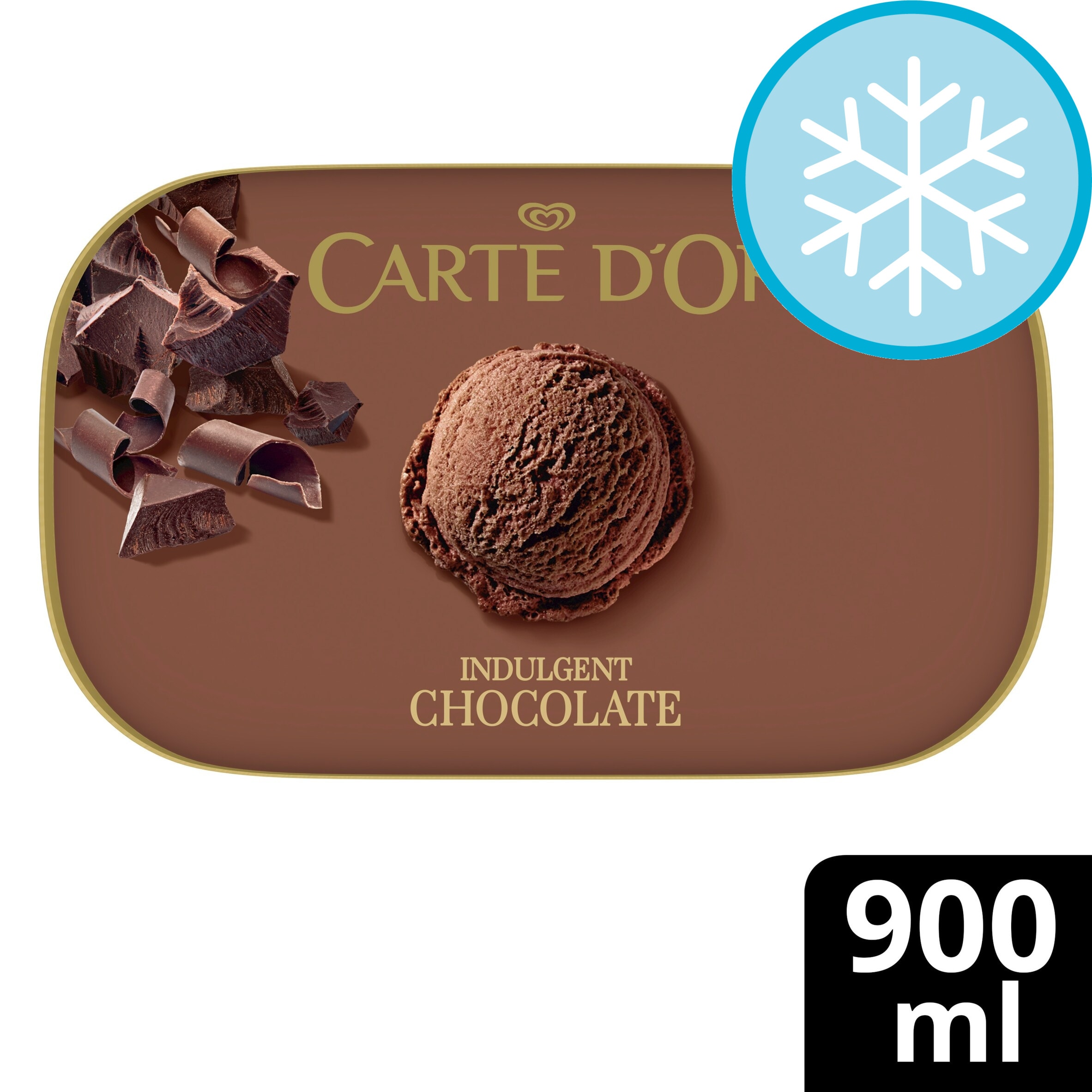 Carte D'Or Indulgent Chocolate Ice Cream Tub 900ml