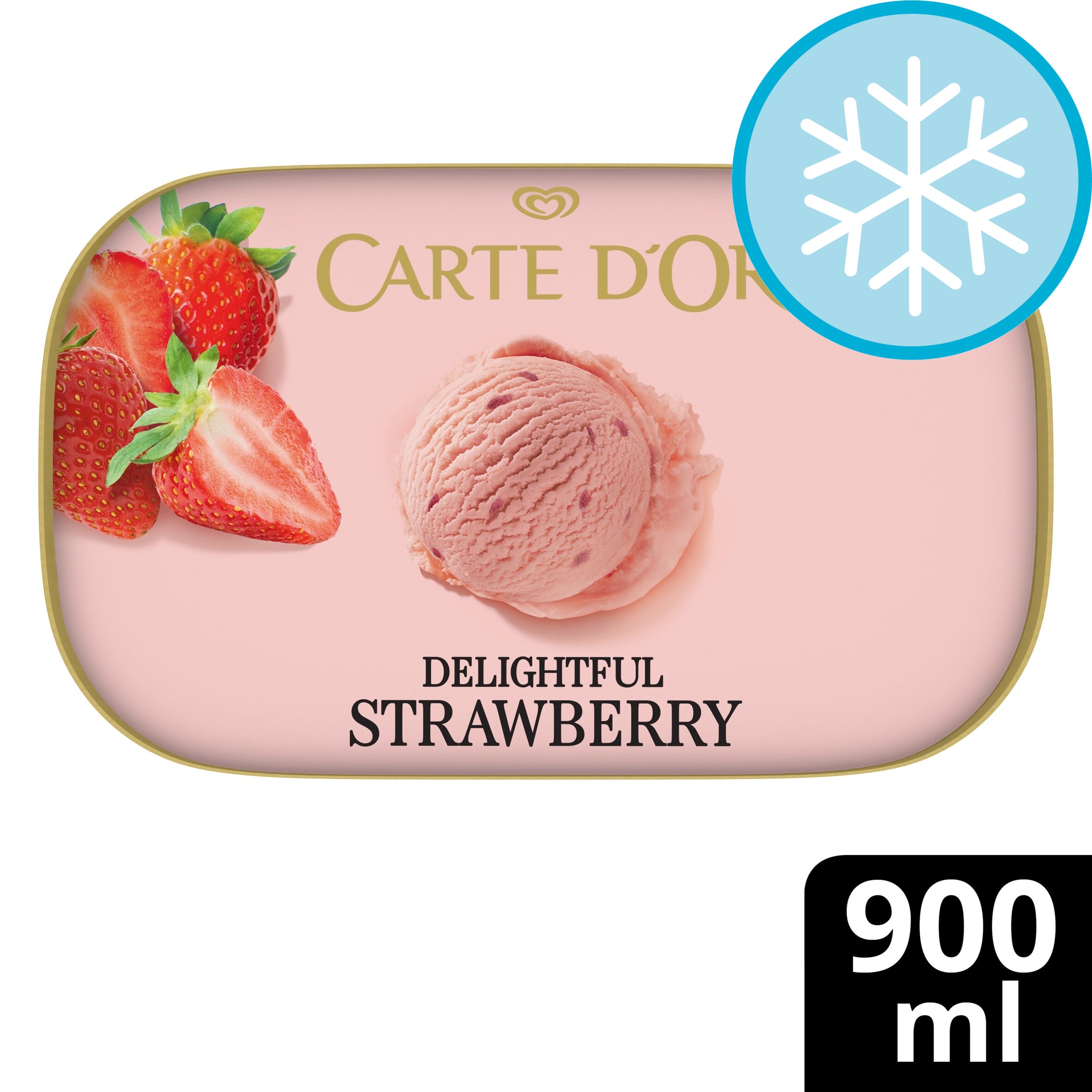 Carte D'Or Delightful Strawberry Ice Cream Tub