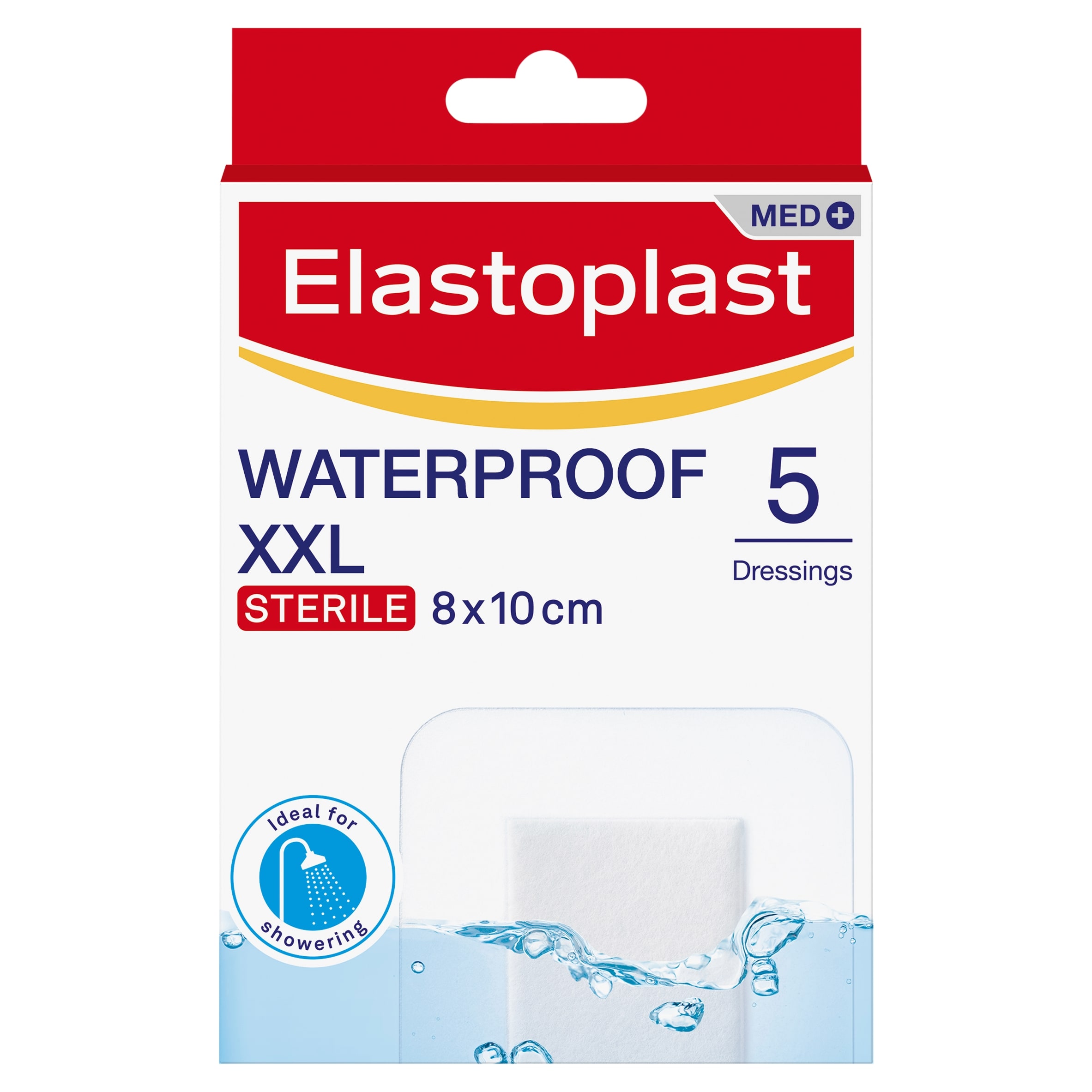 Elastoplast Sterile Waterproof Dressing Xxl 5Pack