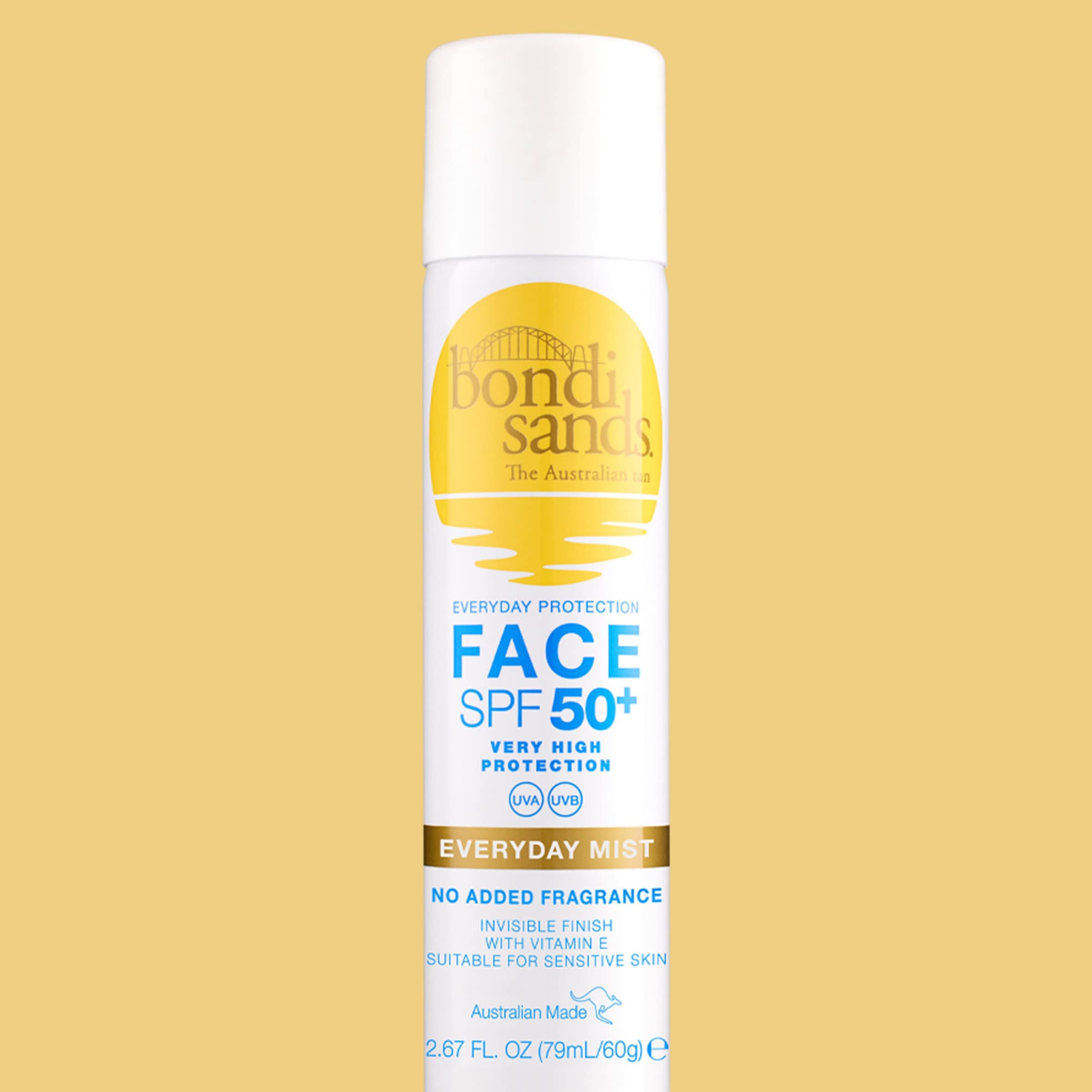 Bondi Sands Face SPF 50+ Fragrance Free Sunscreen Mist 79ml thumbnail 2