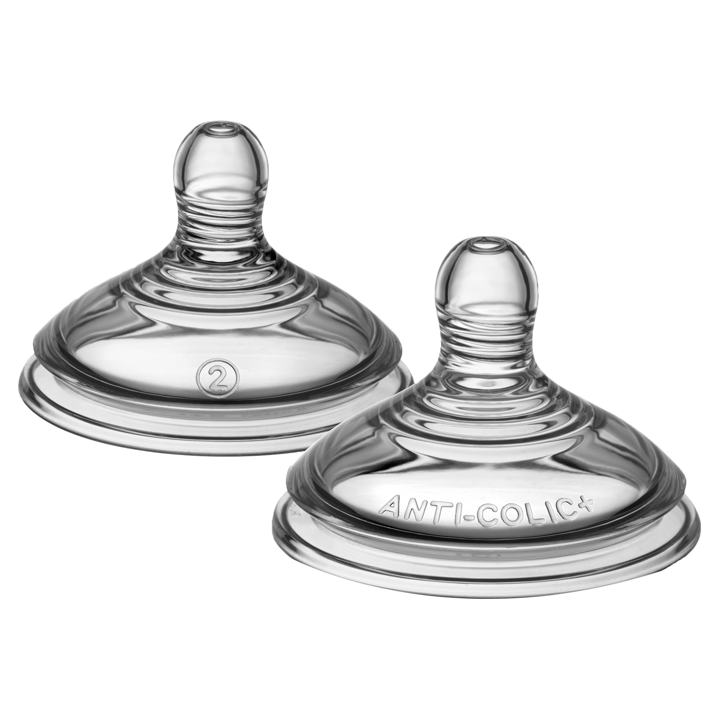 Tommee Tippee Advanced Anti-Colic Baby Bottle Teats Medium Flow 3m+ 2 Pack thumbnail 2