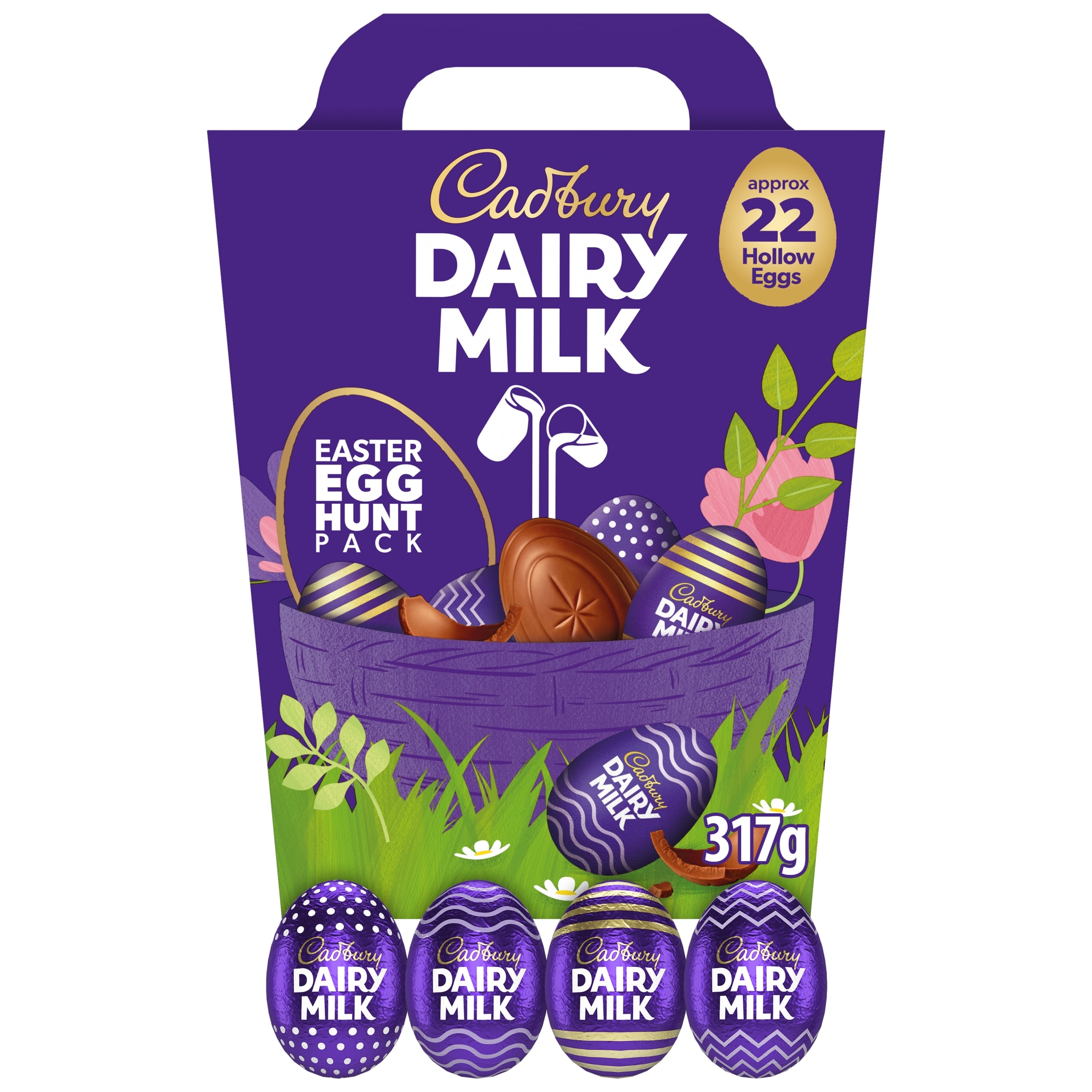 Cadbury Dairy Milk Chocolate Easter Egg Hunt 317G