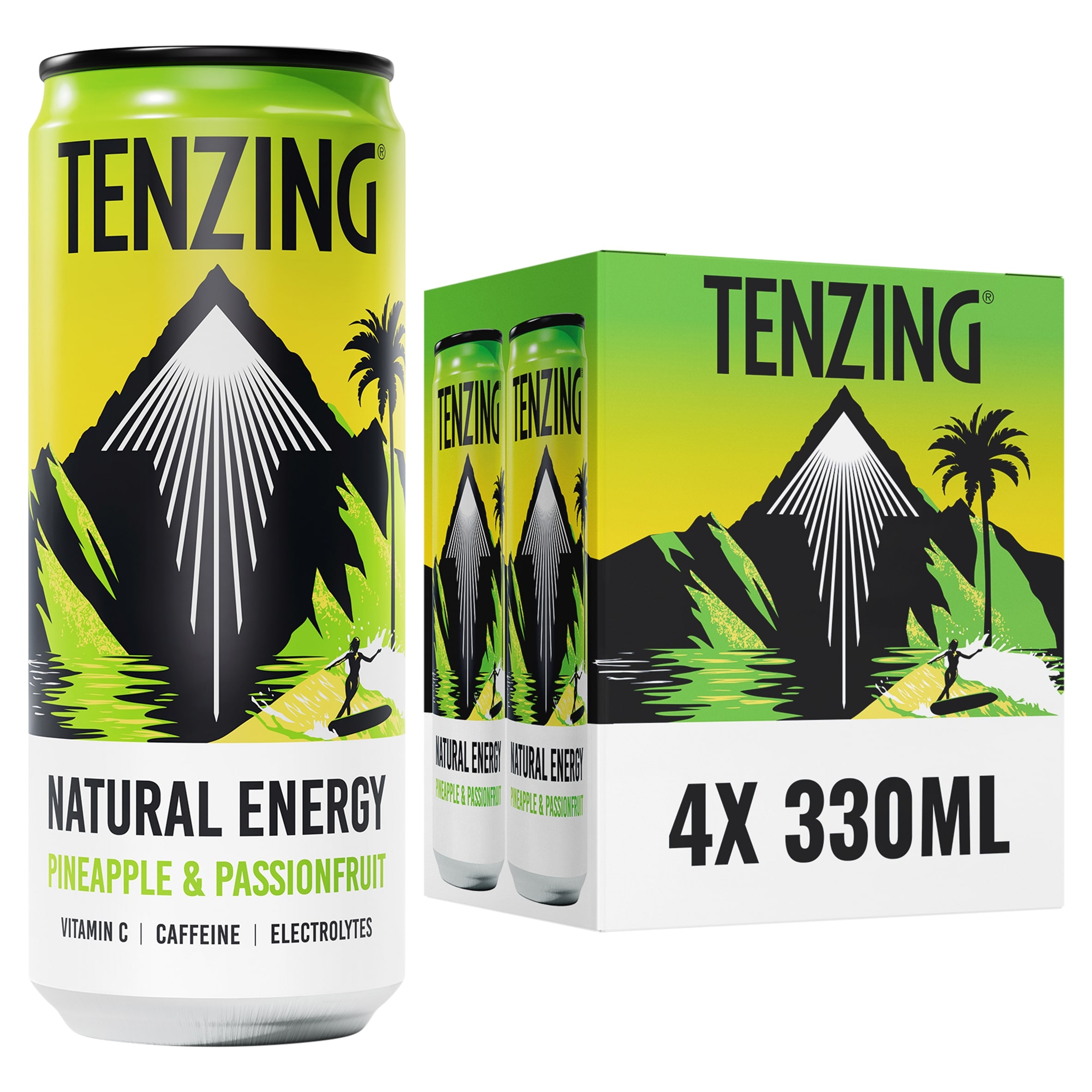 TENZING Natural Energy Pineapple & Passionfruit BCAA Pack