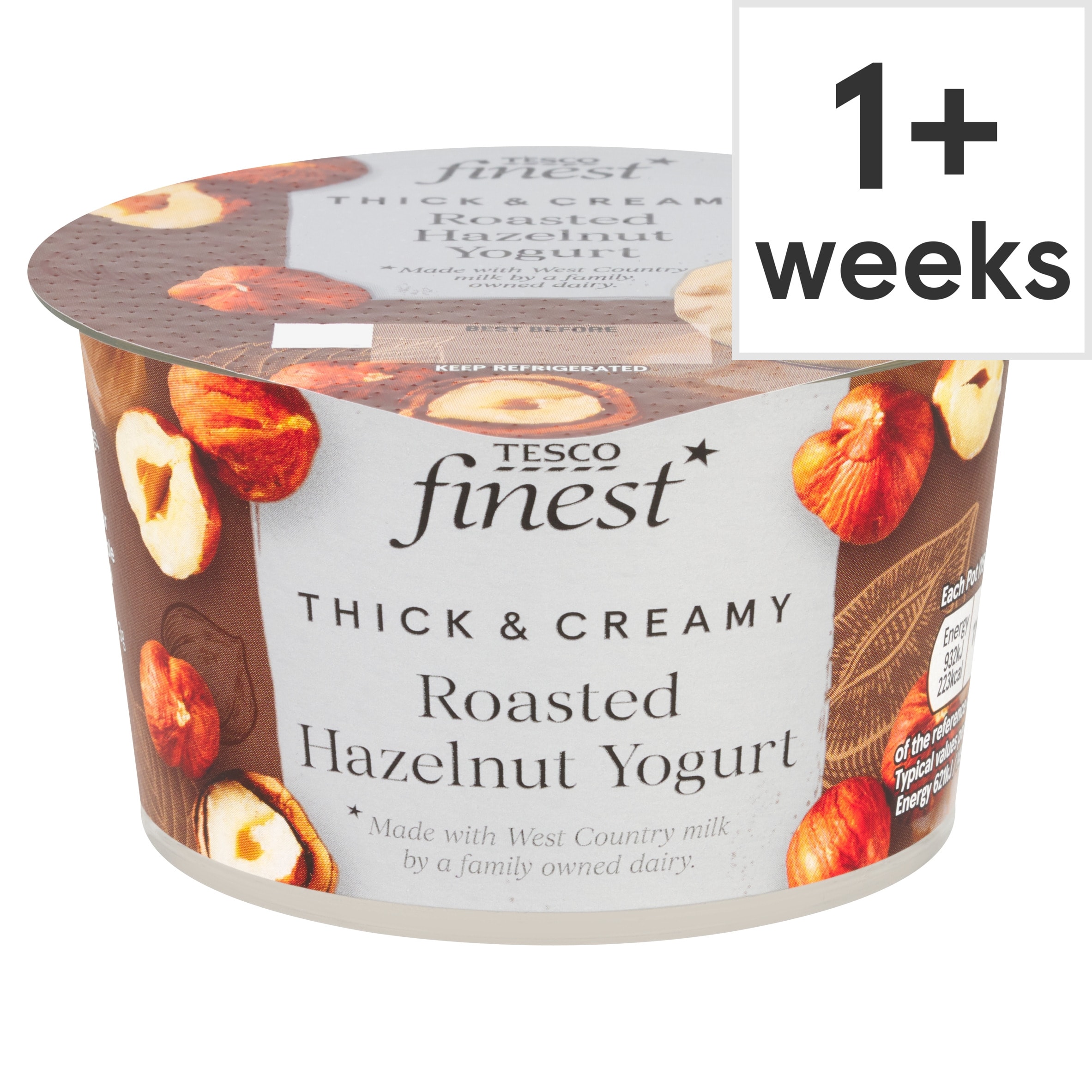 Tesco Finest Roasted Hazelnut Yogurt 150G