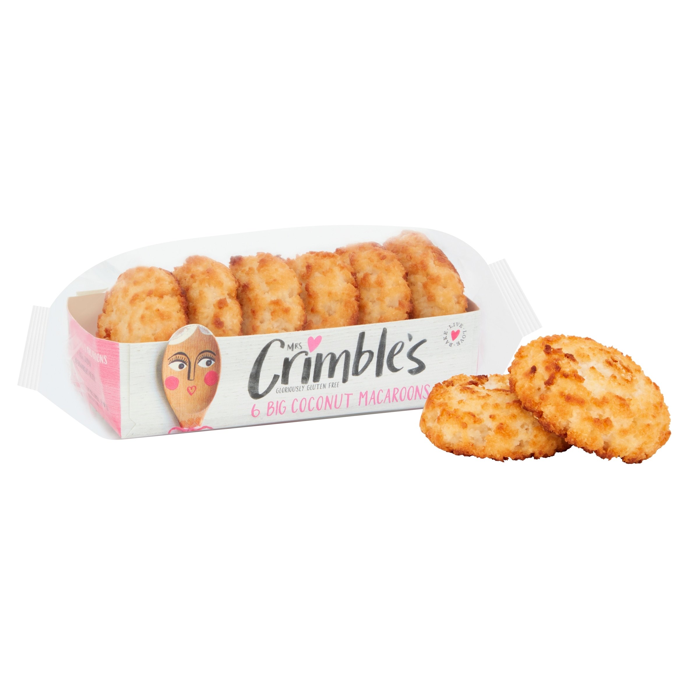 Mrs Crimble's Big Gluten Free Coconut Macaroons 180g thumbnail 2