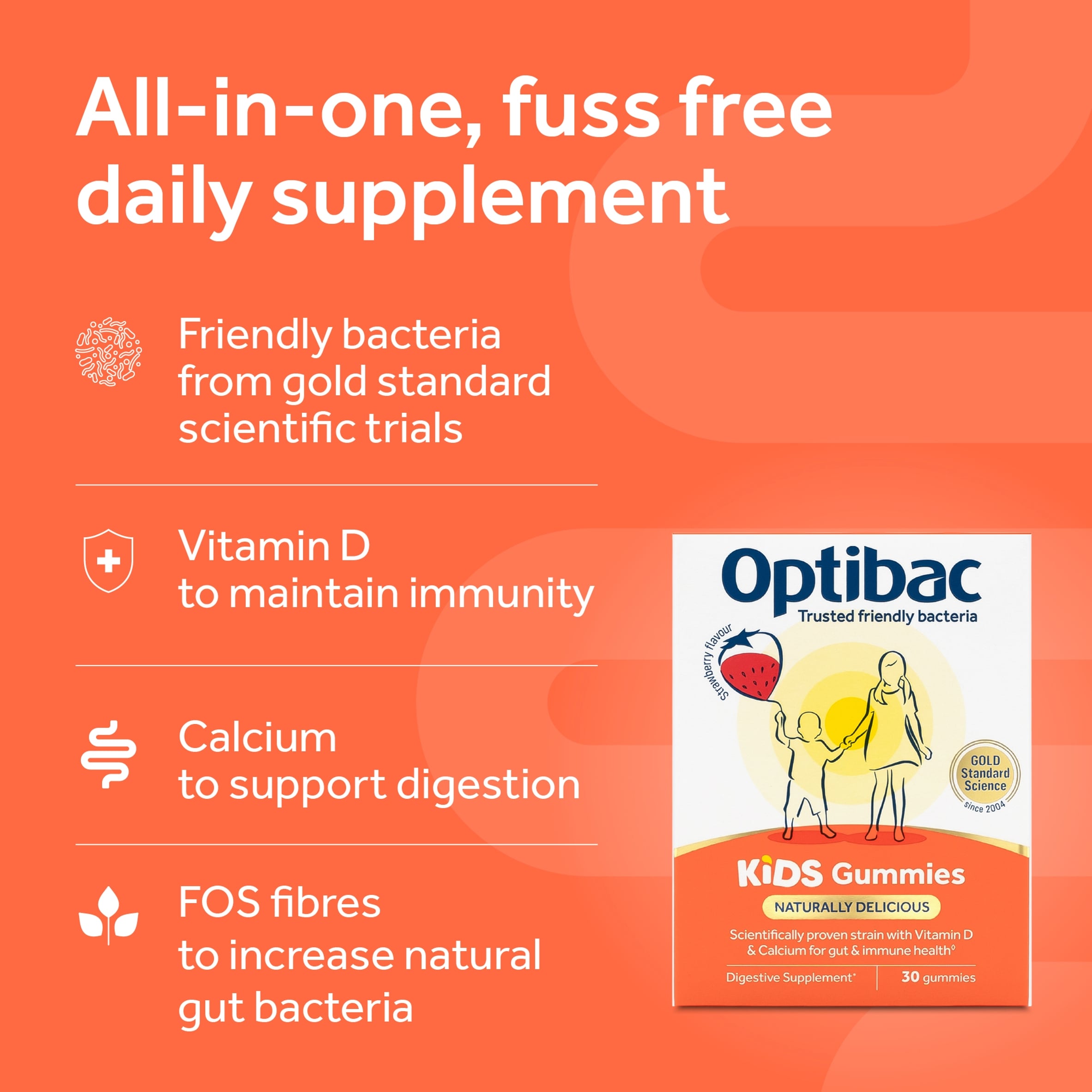 Optibac Probiotics Kids Gummies - 30 Gummies thumbnail 3