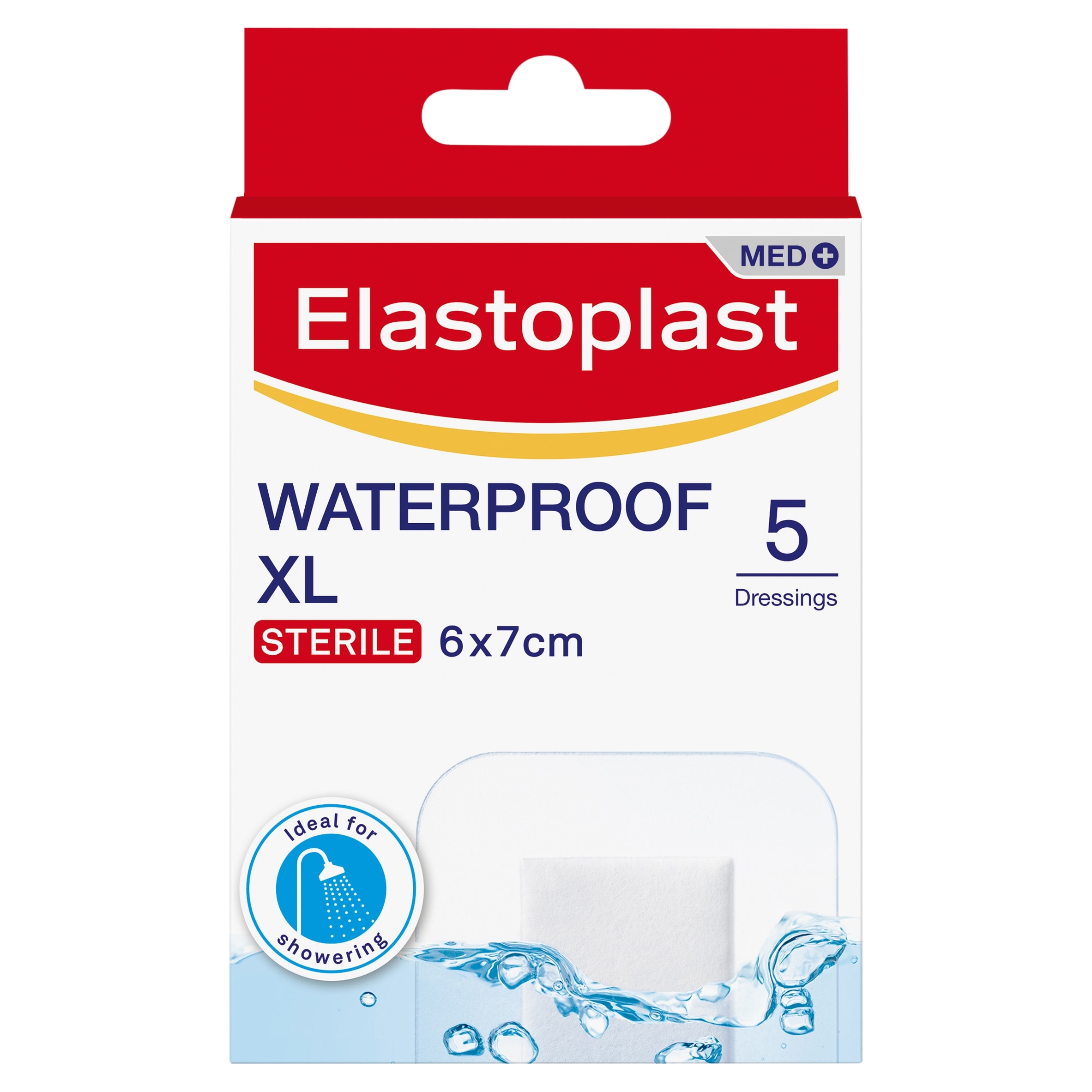 Elastoplast Waterproof Wound Pad Dressing XL