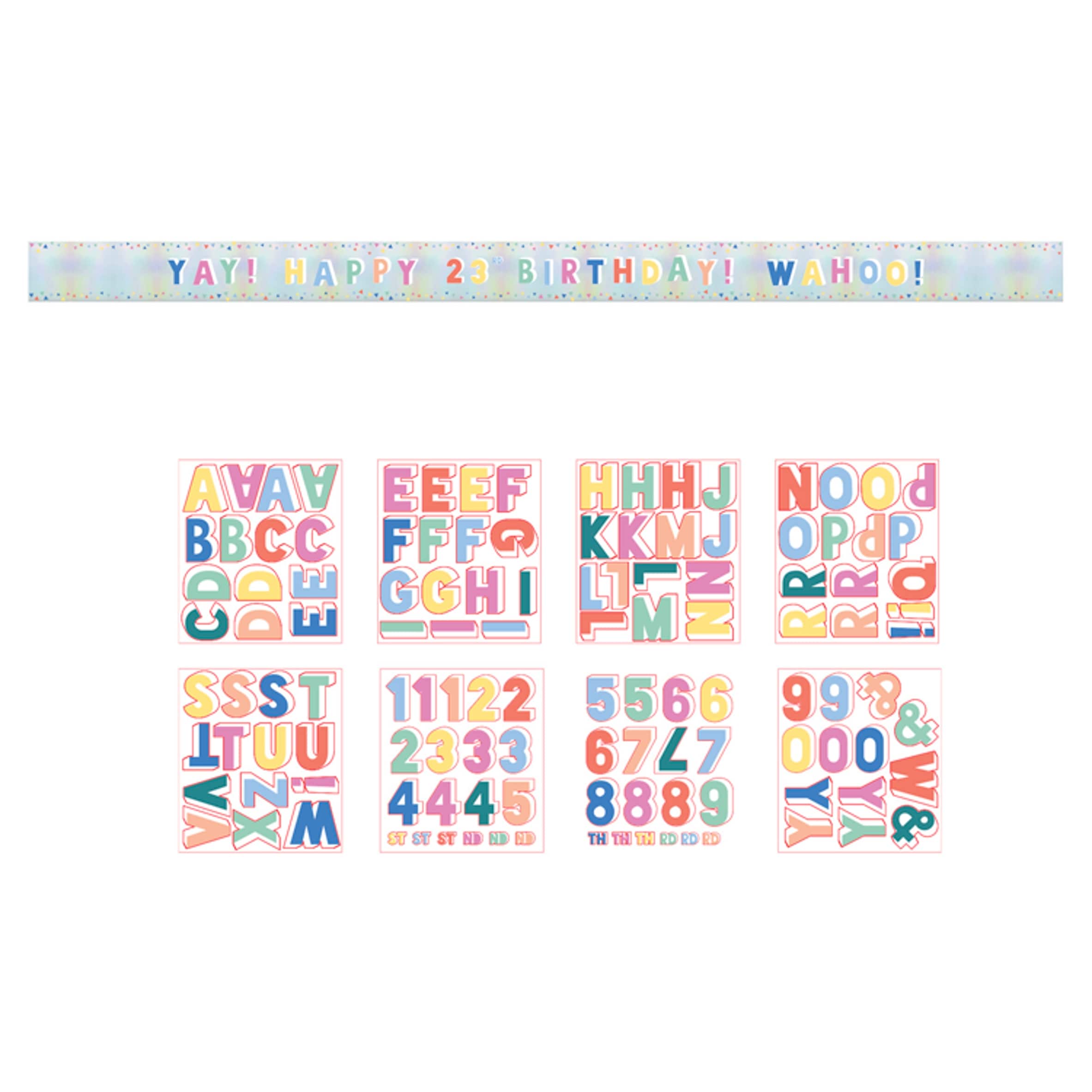 Tesco Personalised Age Banner
