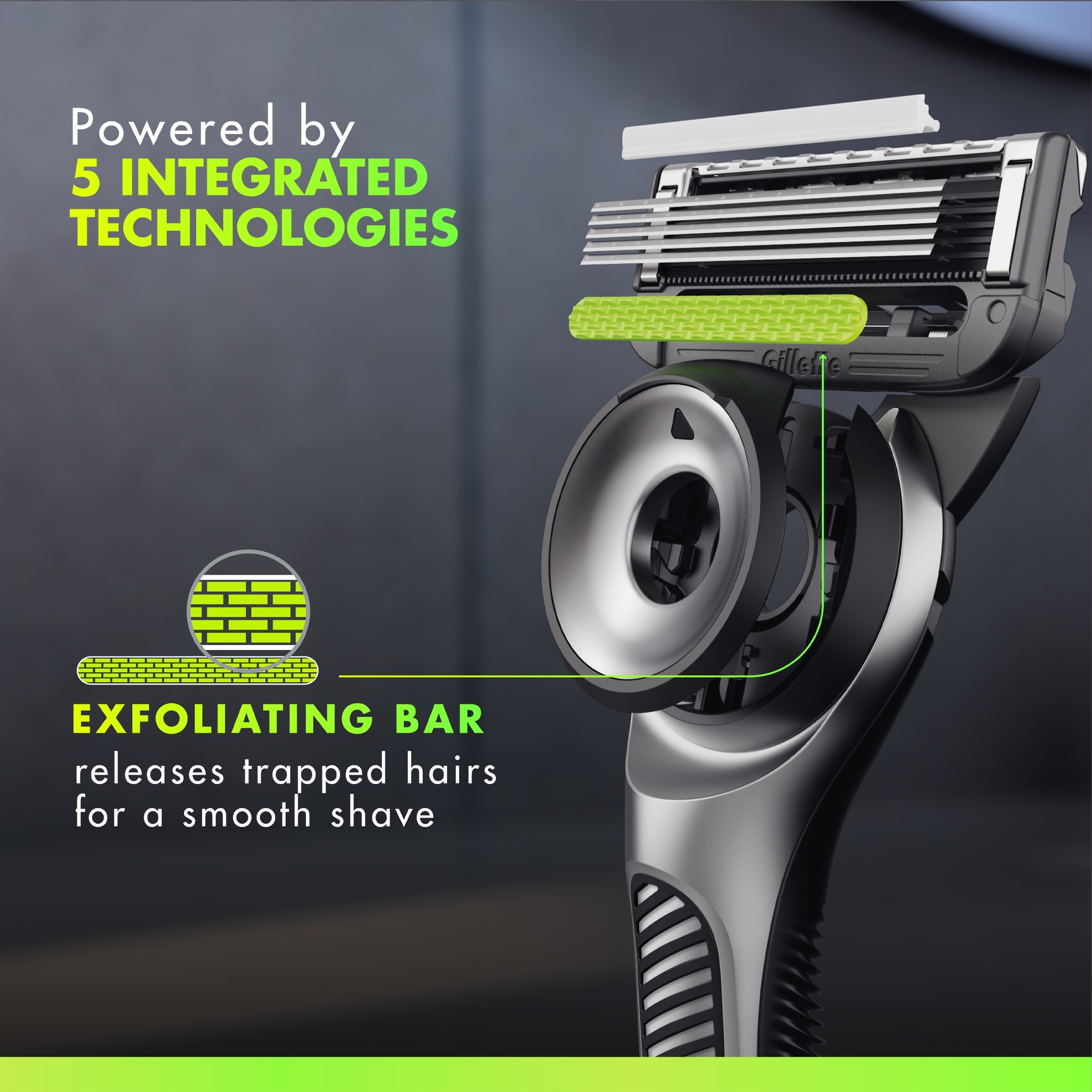 Gillette Labs Men's Razor with Magnetic Stand thumbnail 3
