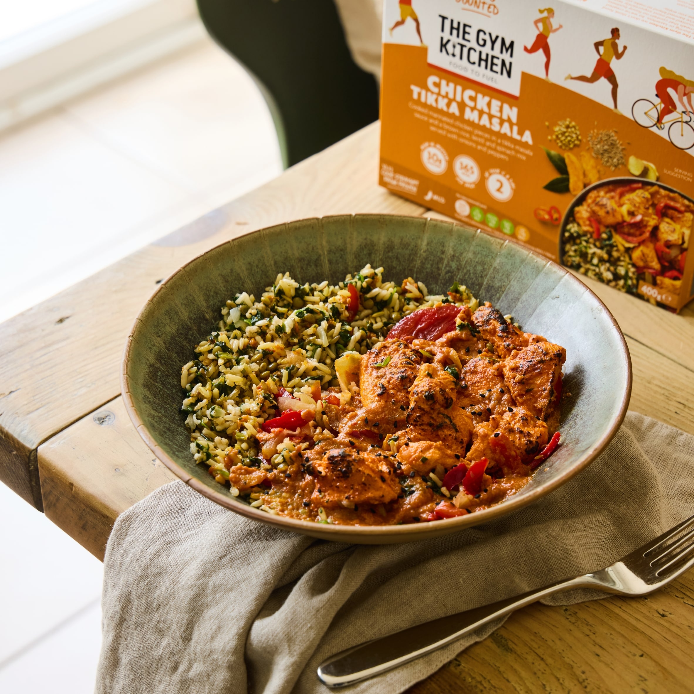 The Gym Kitchen Chicken Tikka Masala 400G thumbnail 2