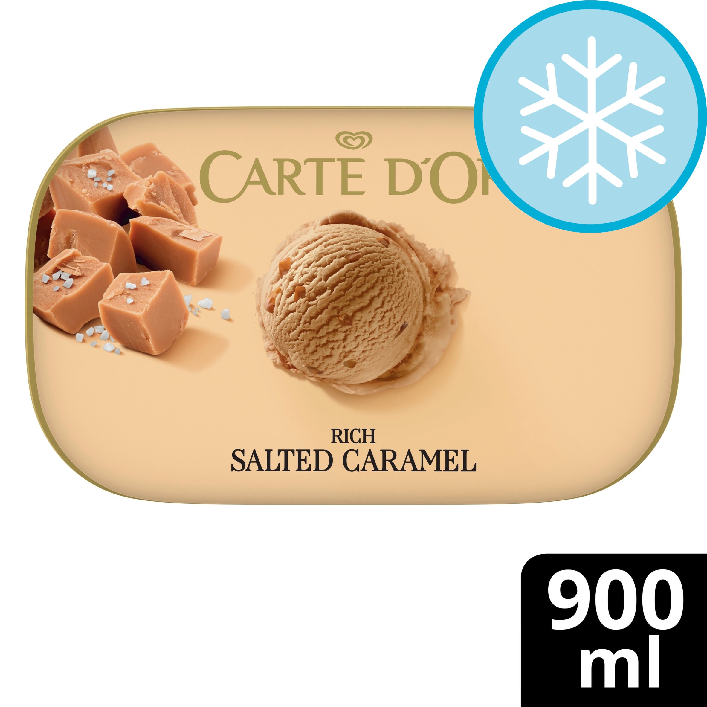Carte D'Or Rich Salted Caramel Ice Cream Tub
