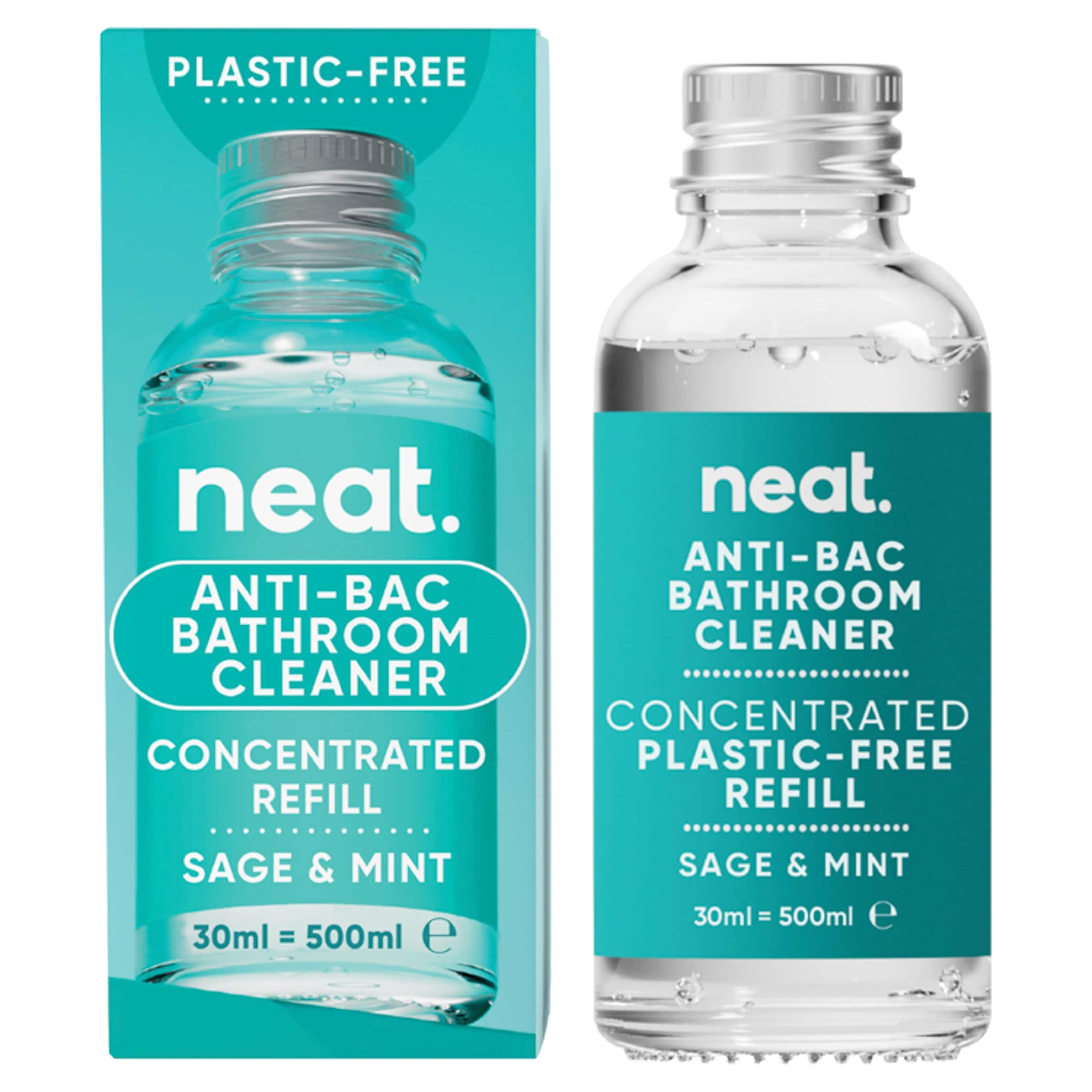 Neat Anti-Bac Bathroom Cleaner Refill Concentrate Sage & Mint