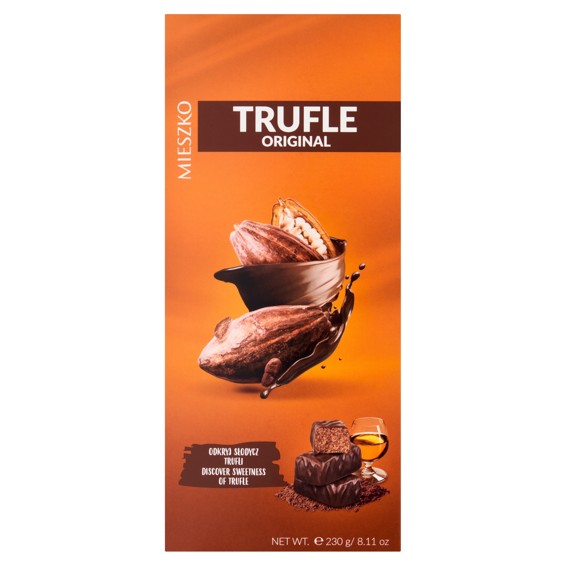 Mieszko Original Chocolate Truffles with Rum 230g
