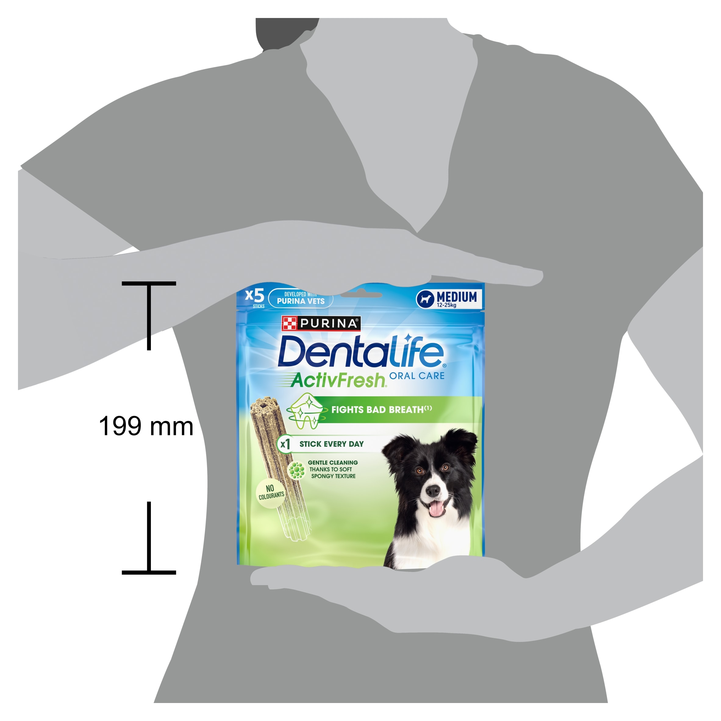 DENTALIFE ActivFresh Medium Dental Chicken Dog Chews 5 Sticks thumbnail 2