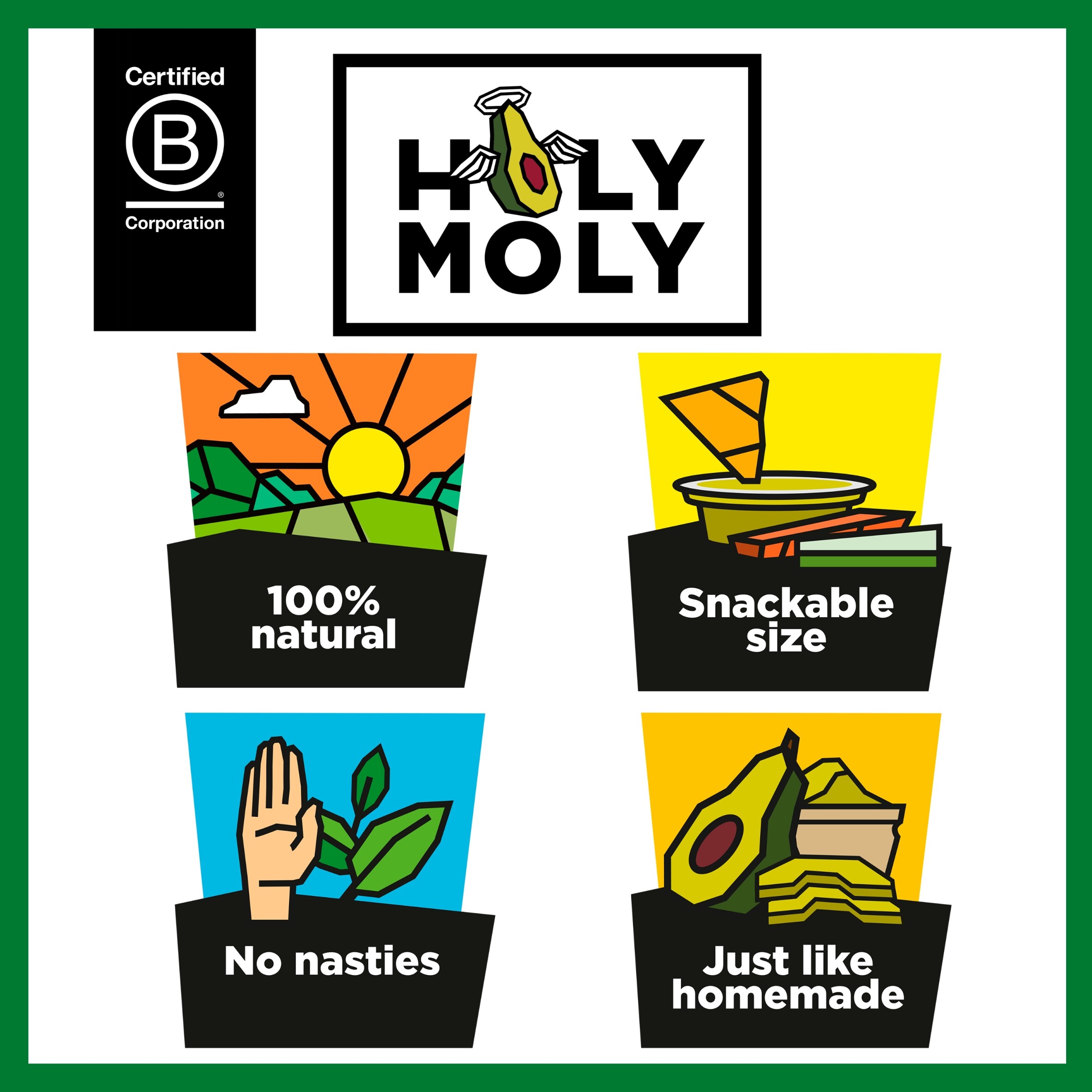 Holy Moly Guacamole Original 3 x 57g thumbnail 3