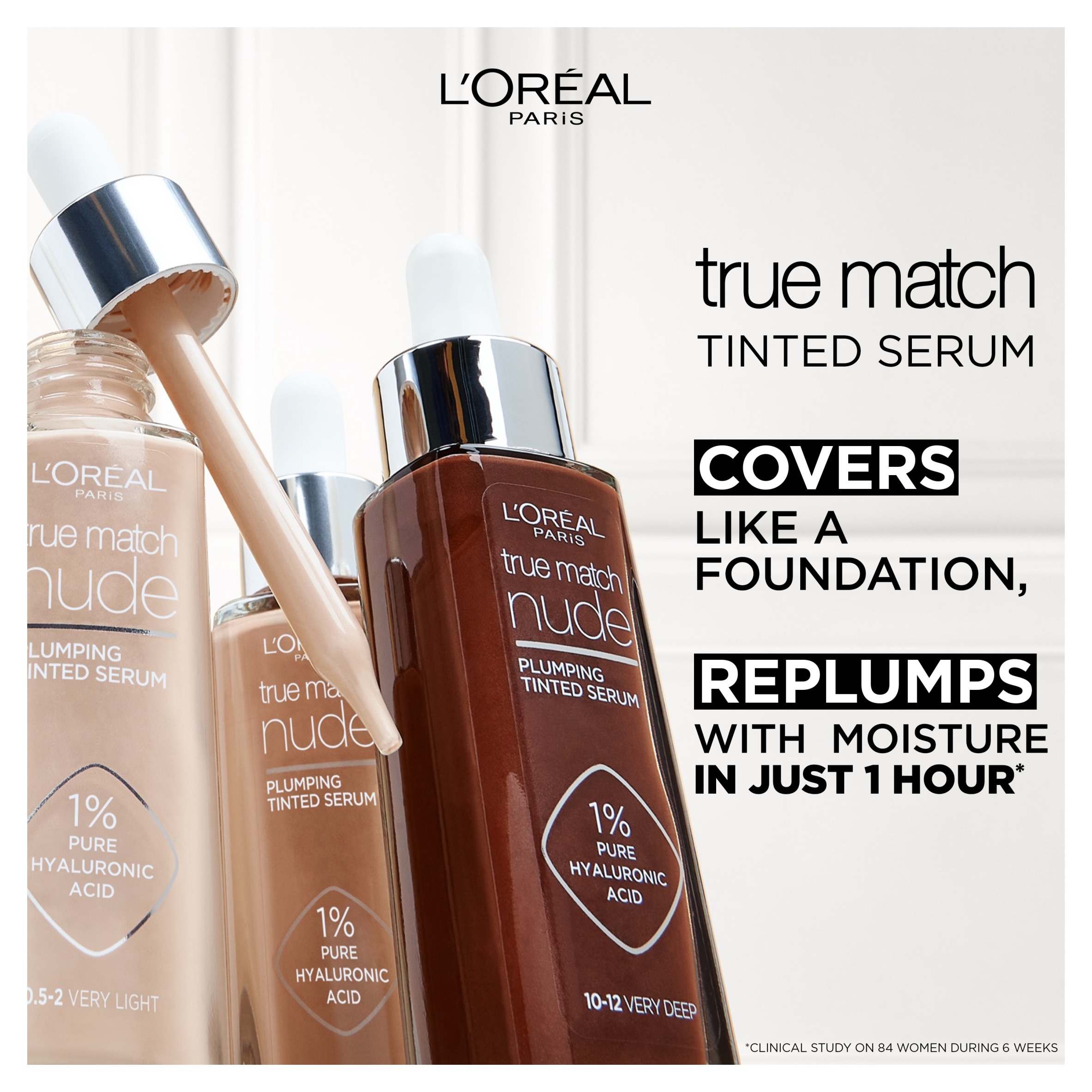 L'oreal Paris True Match Tinted Serum Deep 8-10 30Ml thumbnail 2