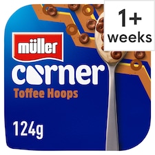 Muller Corner Toffee Hoops Yogurt 124G