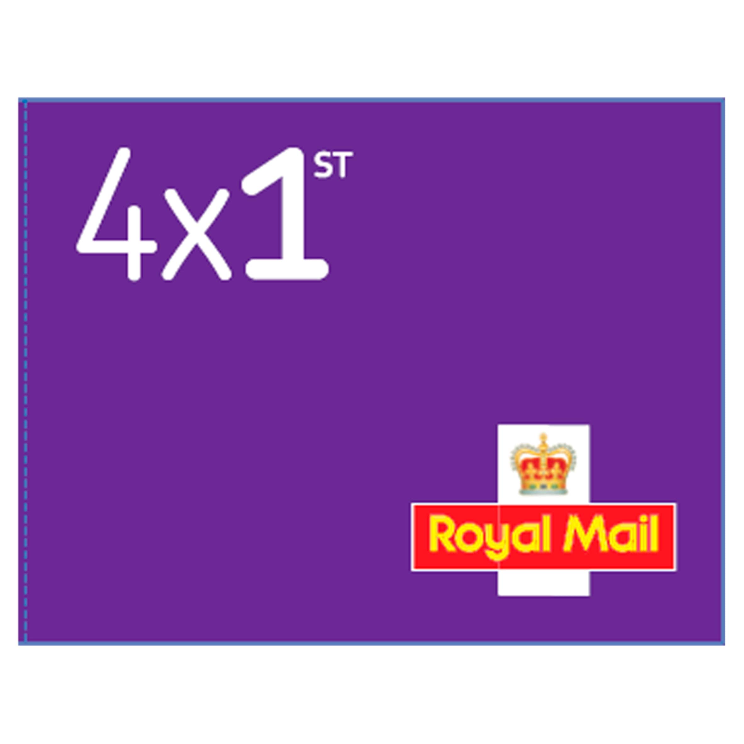 4 x 1st Class Book of Stamps