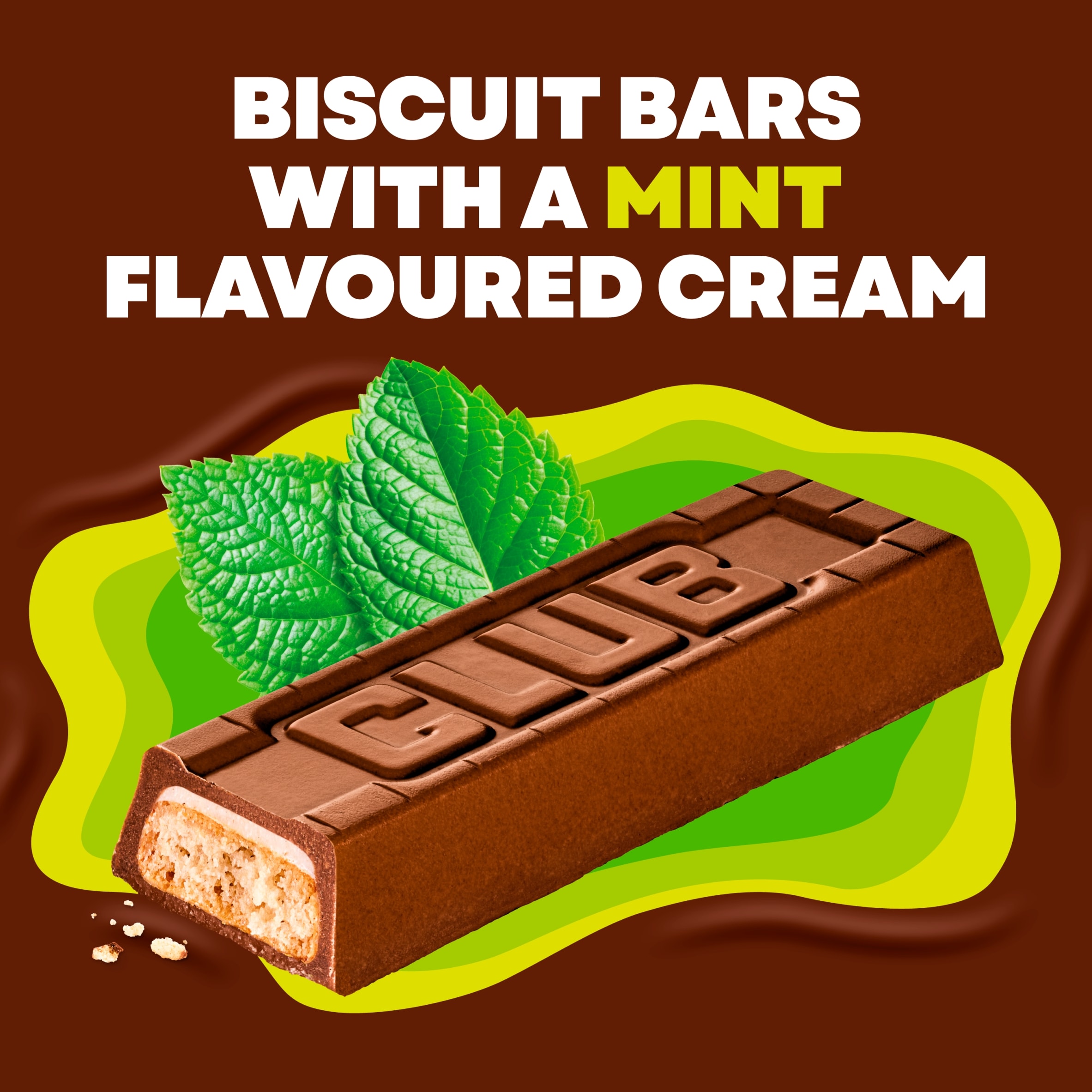 Mcvitie's Club Mint Biscuit Bars 7X22G thumbnail 3