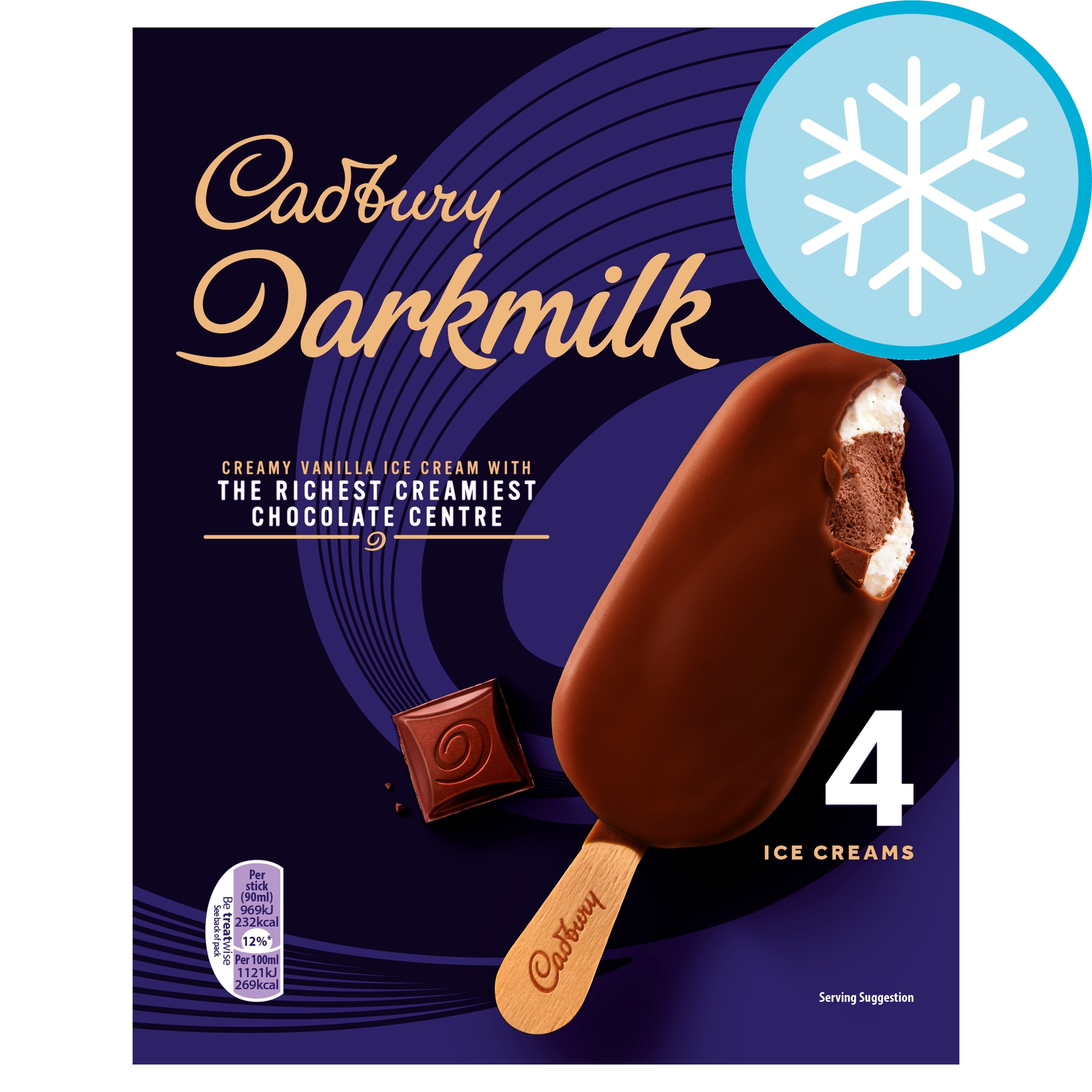 Cadbury Dark Milk Ice Cream