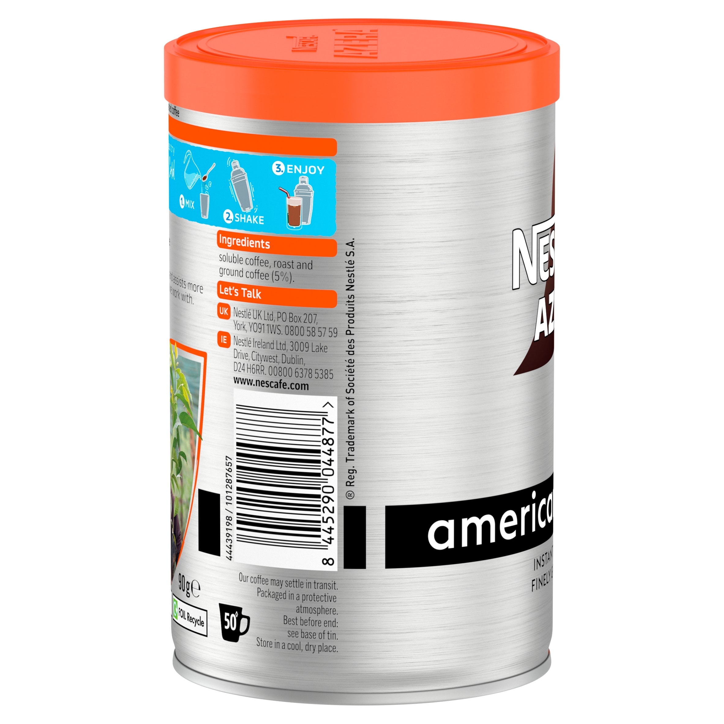 Nescafe Azera Americano Intense Instant Coffee 90g thumbnail 3