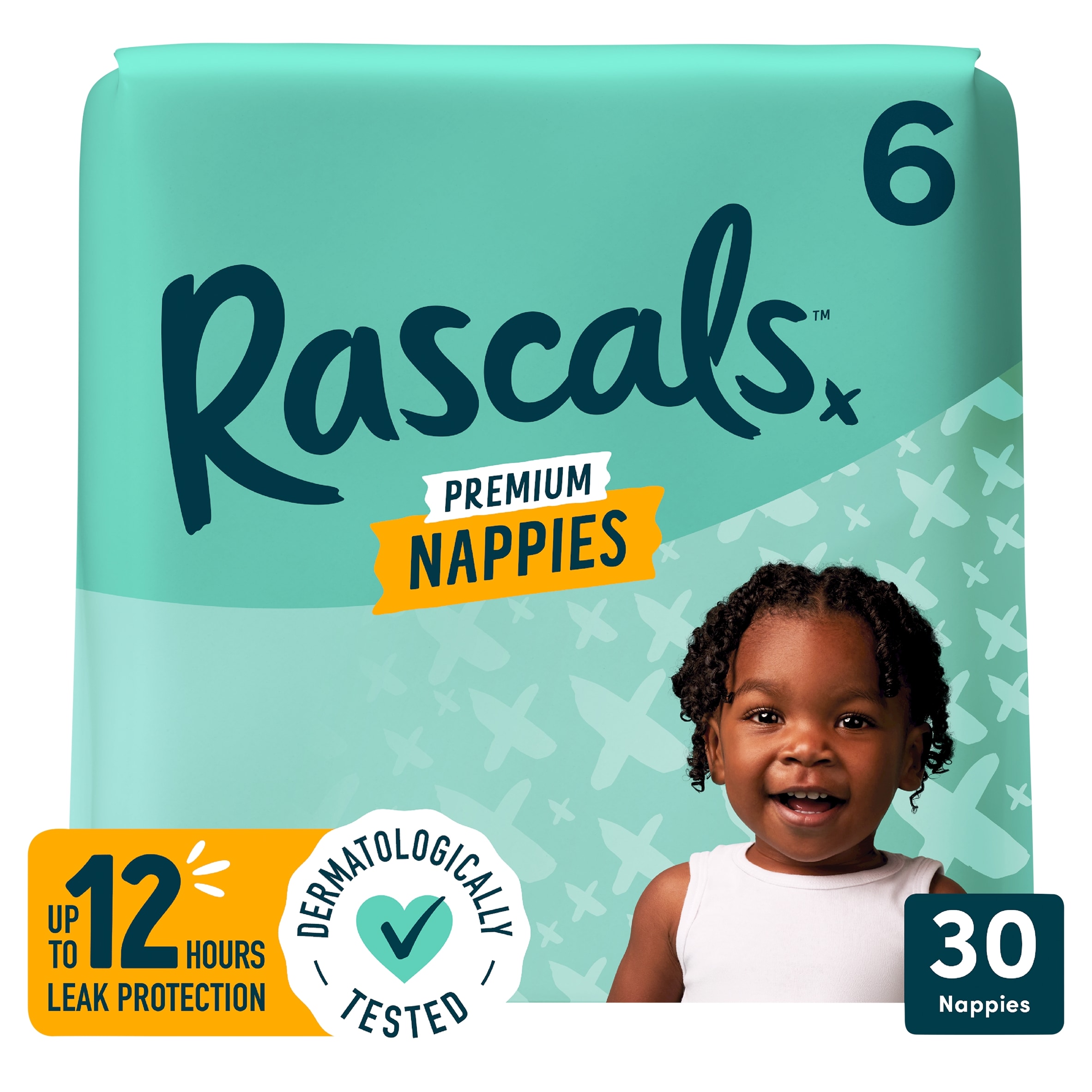 Rascals Premium Nappies Size 6 30 Pack
