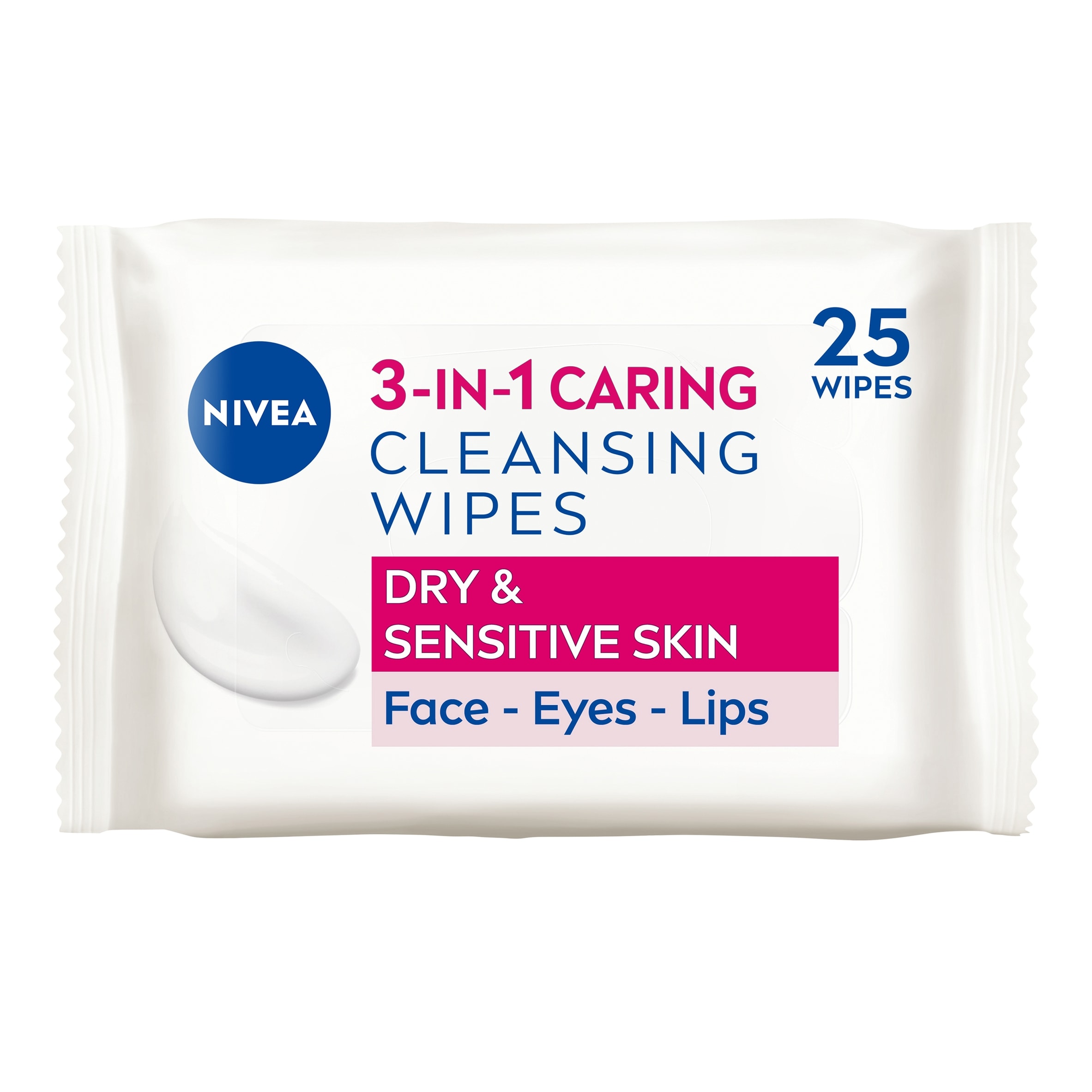 NIVEA Biodegradable Cleansing Face Wipes for Dry Skin