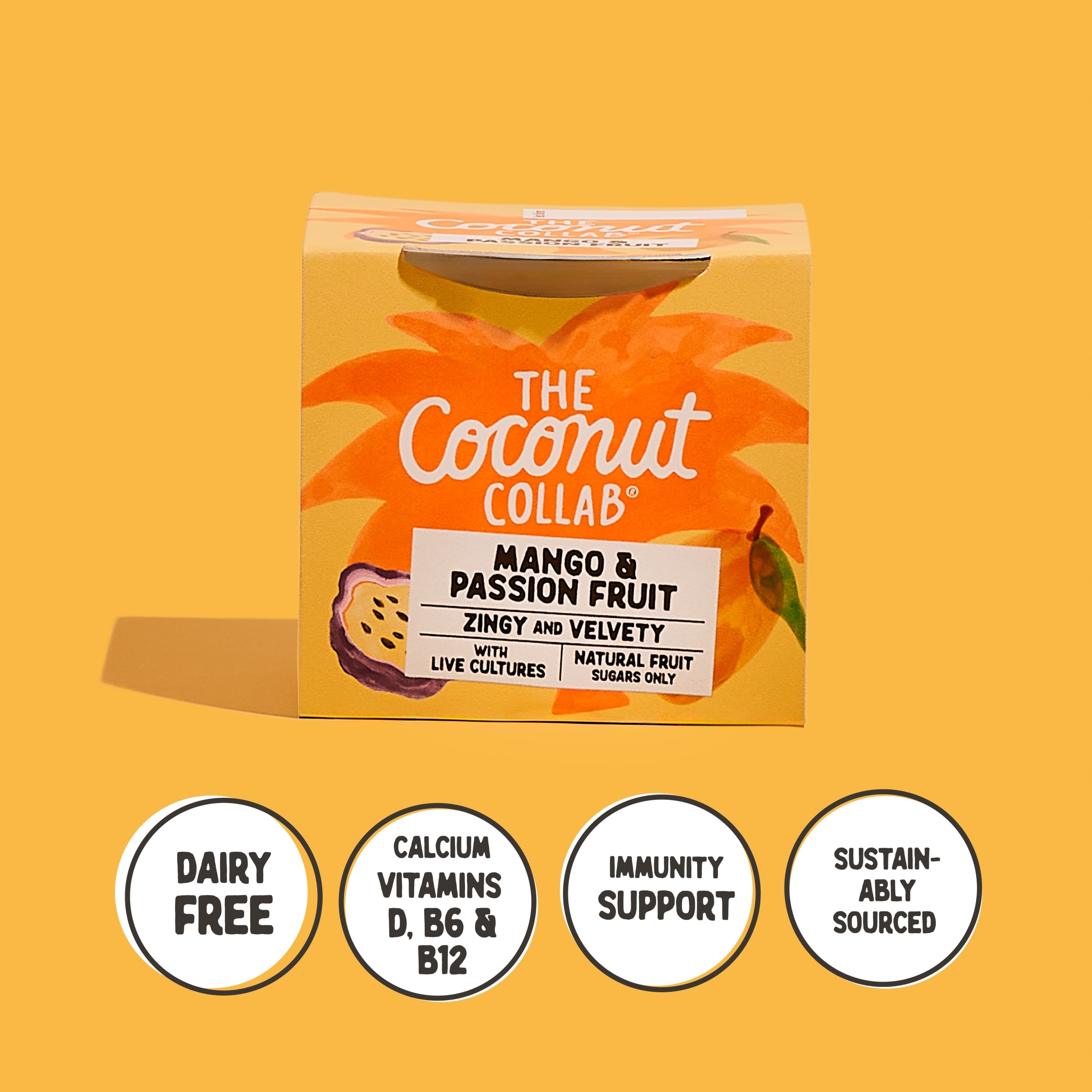 The Coconut Collab Mango & Passionfruit Coconut Yoghurt 100g thumbnail 4