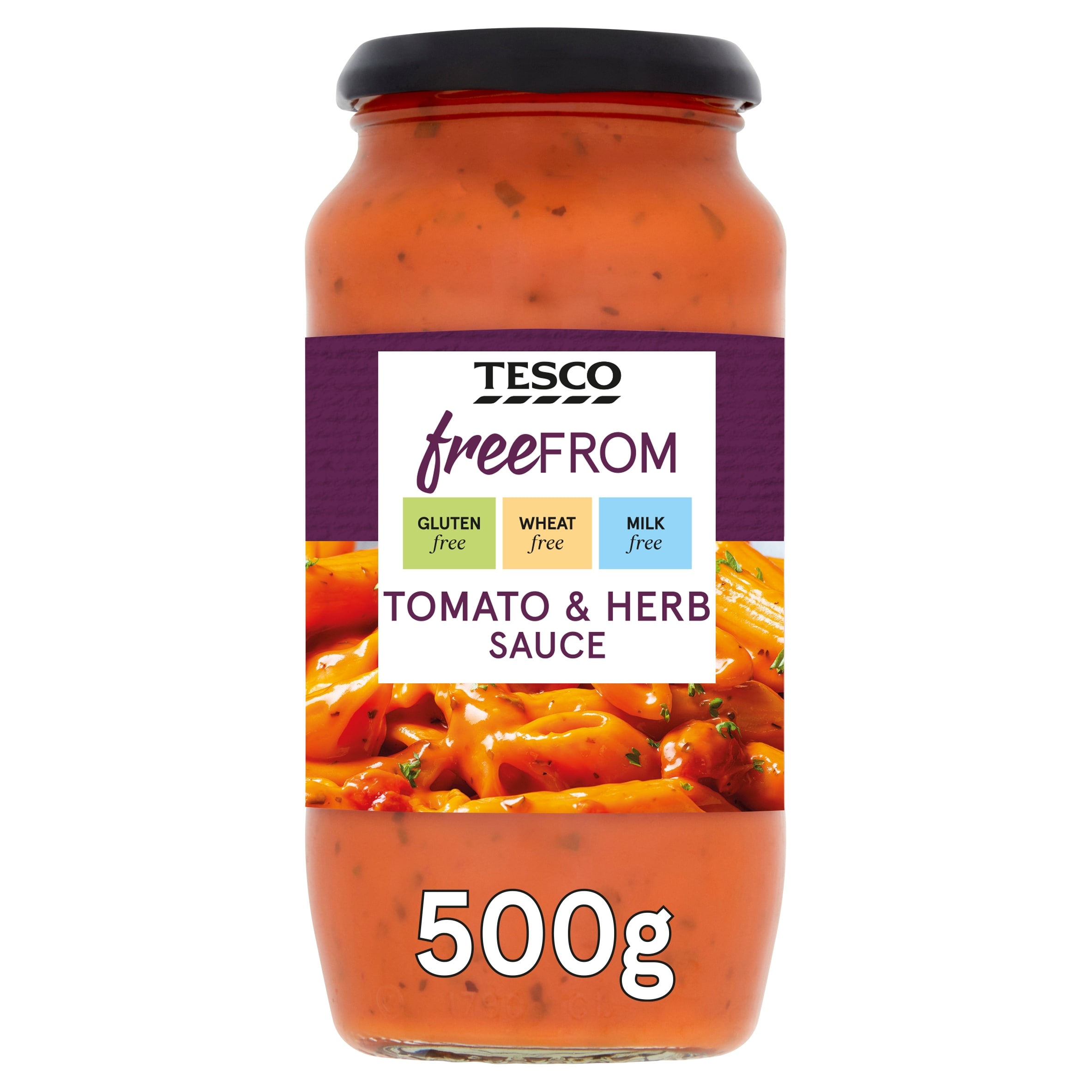 Tesco Free From Tomato And Herb Sauce 500G