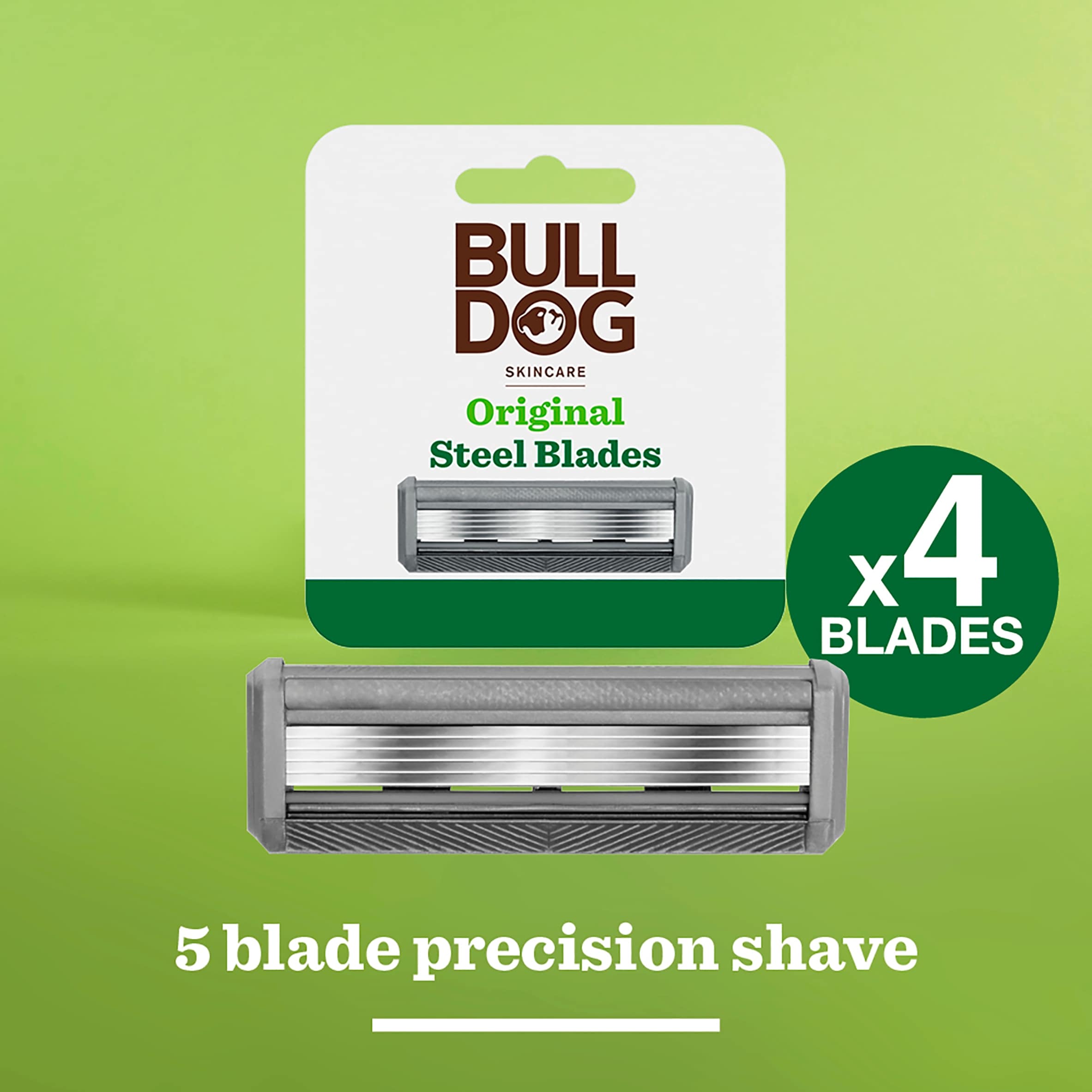 Bulldog Skincare Original Men’s Razor Blade Refills 4 pack thumbnail 2