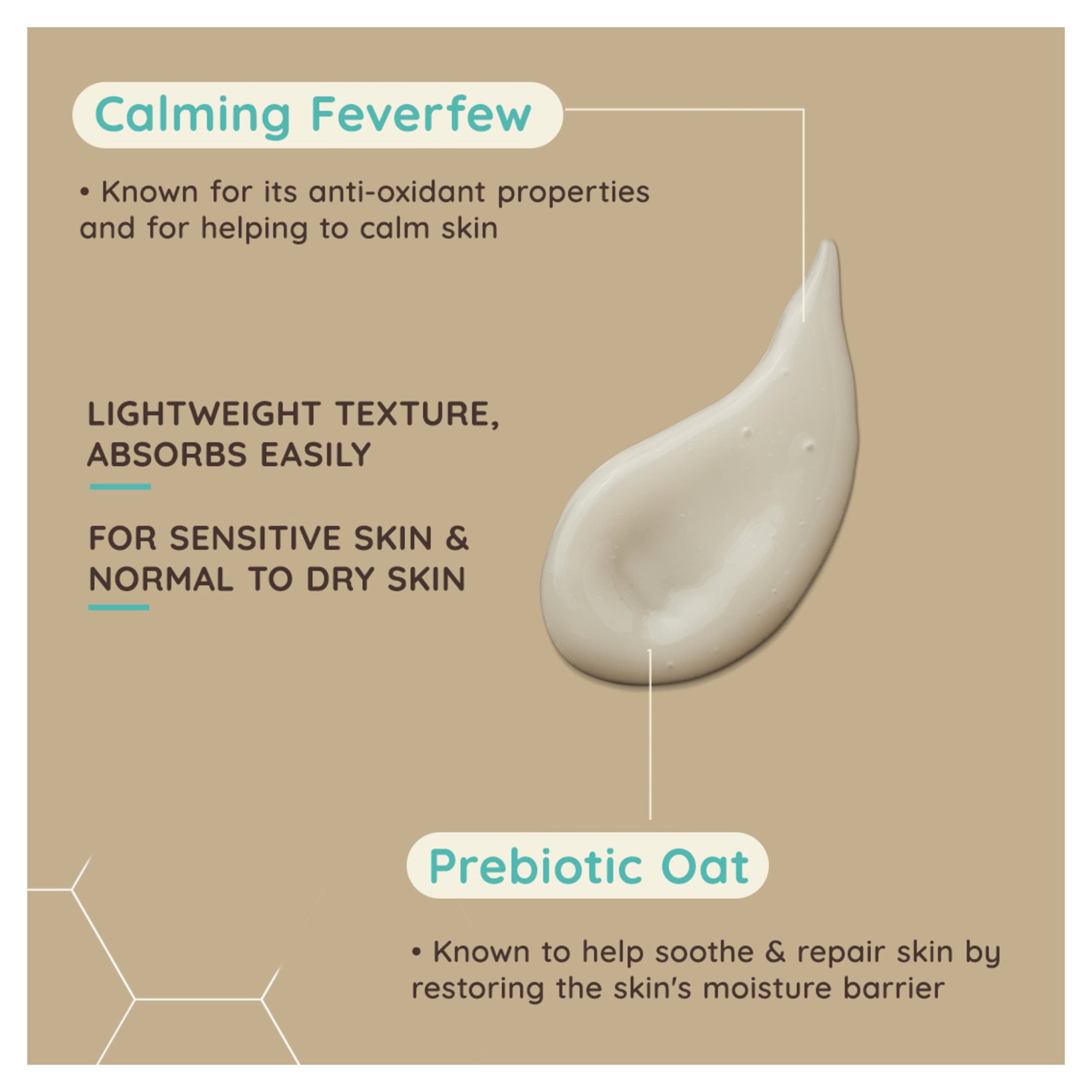 Aveeno Face CALM & RESTORE Oat Serum Face Moisturiser Cream 30ml thumbnail 5