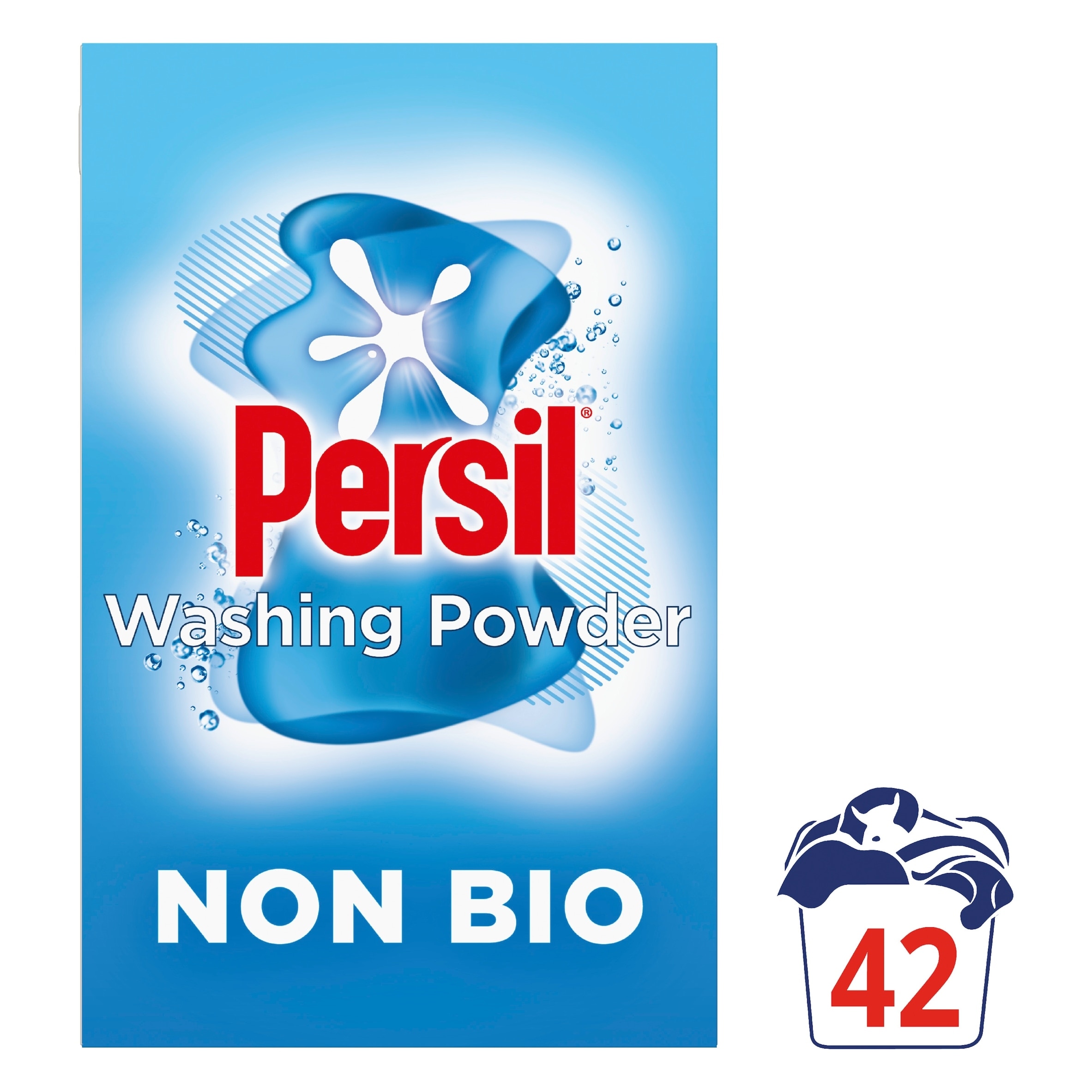 Persil Fabric Cleaning Washing Powder Non Bio 42 Washes