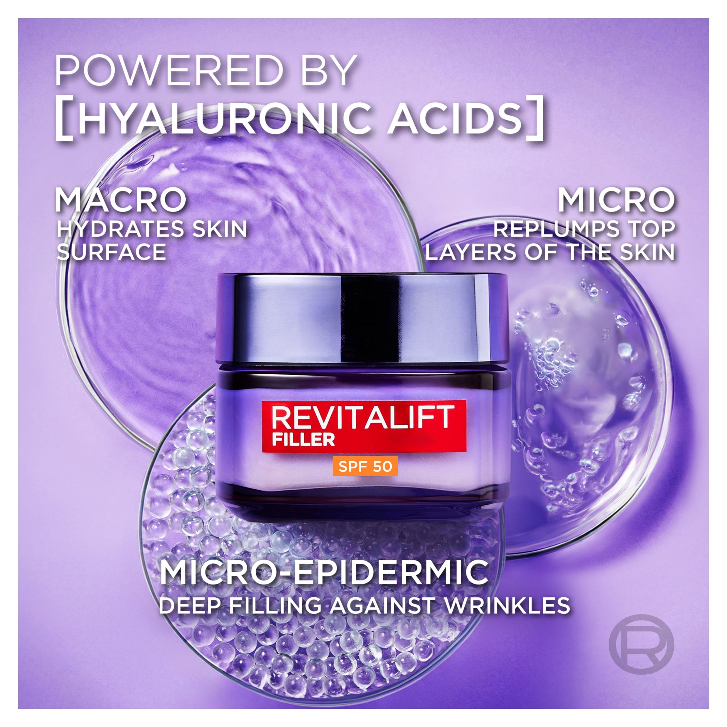 L'Oreal Paris Revlft Filler Anti-Aging Cream SPF50 50Ml thumbnail 5
