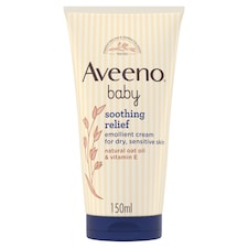 Aveeno Baby Soothing Relief Emollient Cream Baby Lotion Dry Skin 150ml