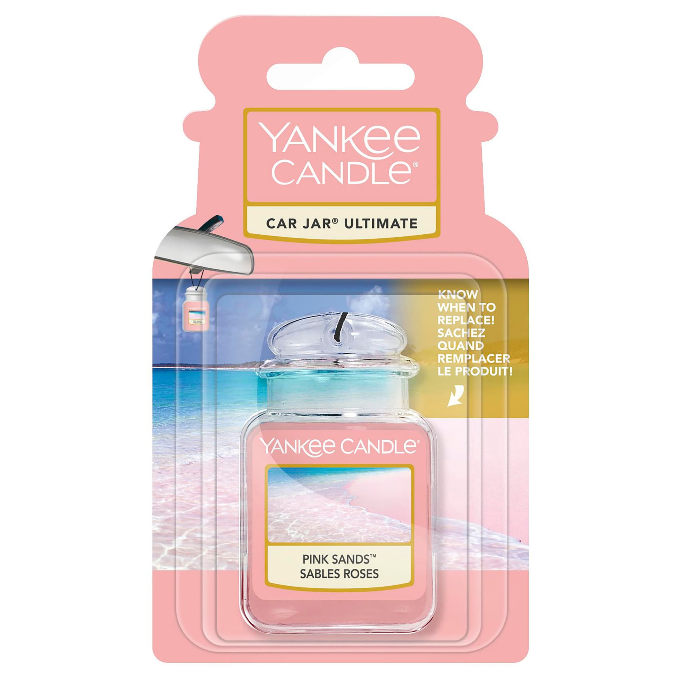 Yankee Candle Pink Sands Car Jar Air Freshener