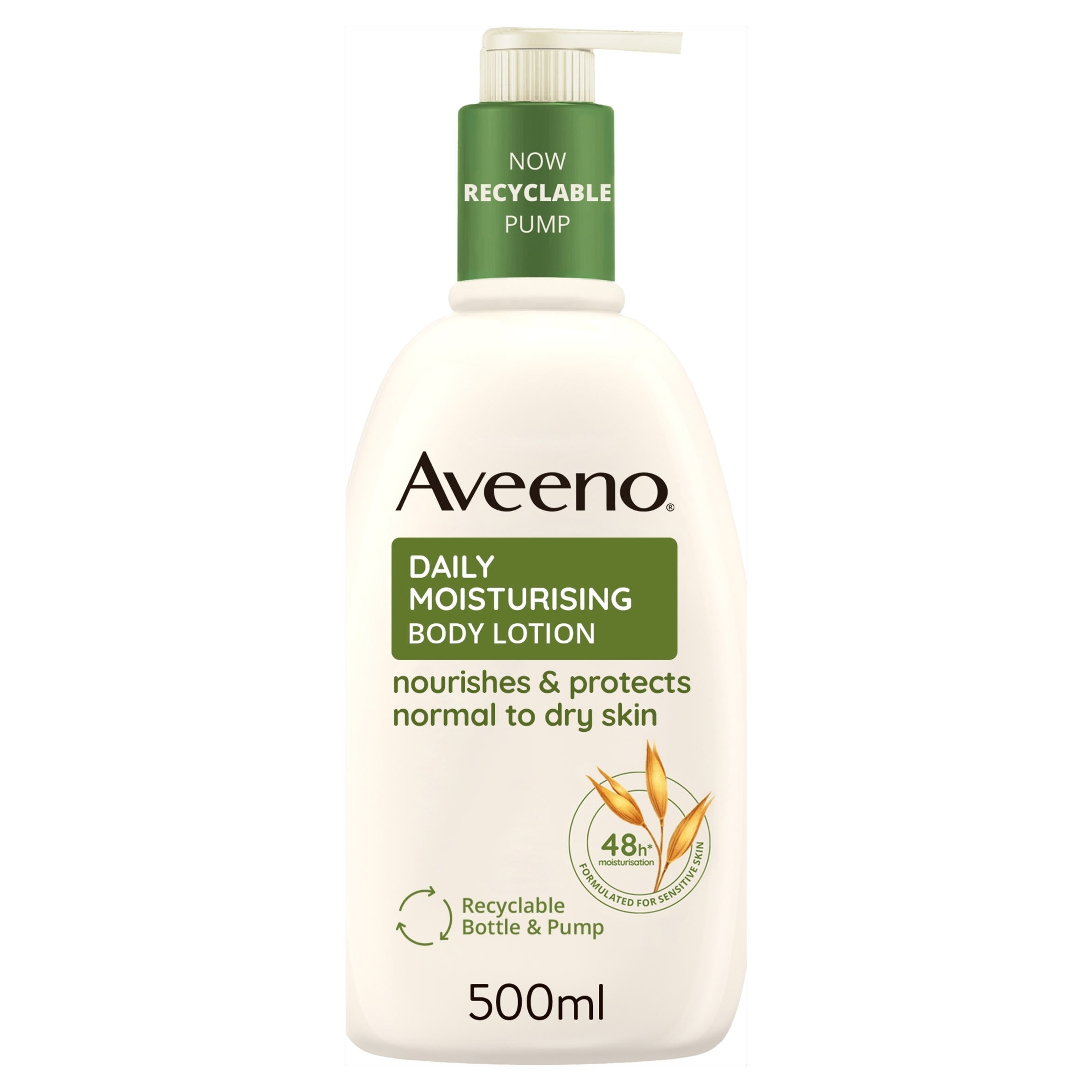 Aveeno Daily Moisturising Body Lotion Moisturiser Sensitive Skin 500ml
